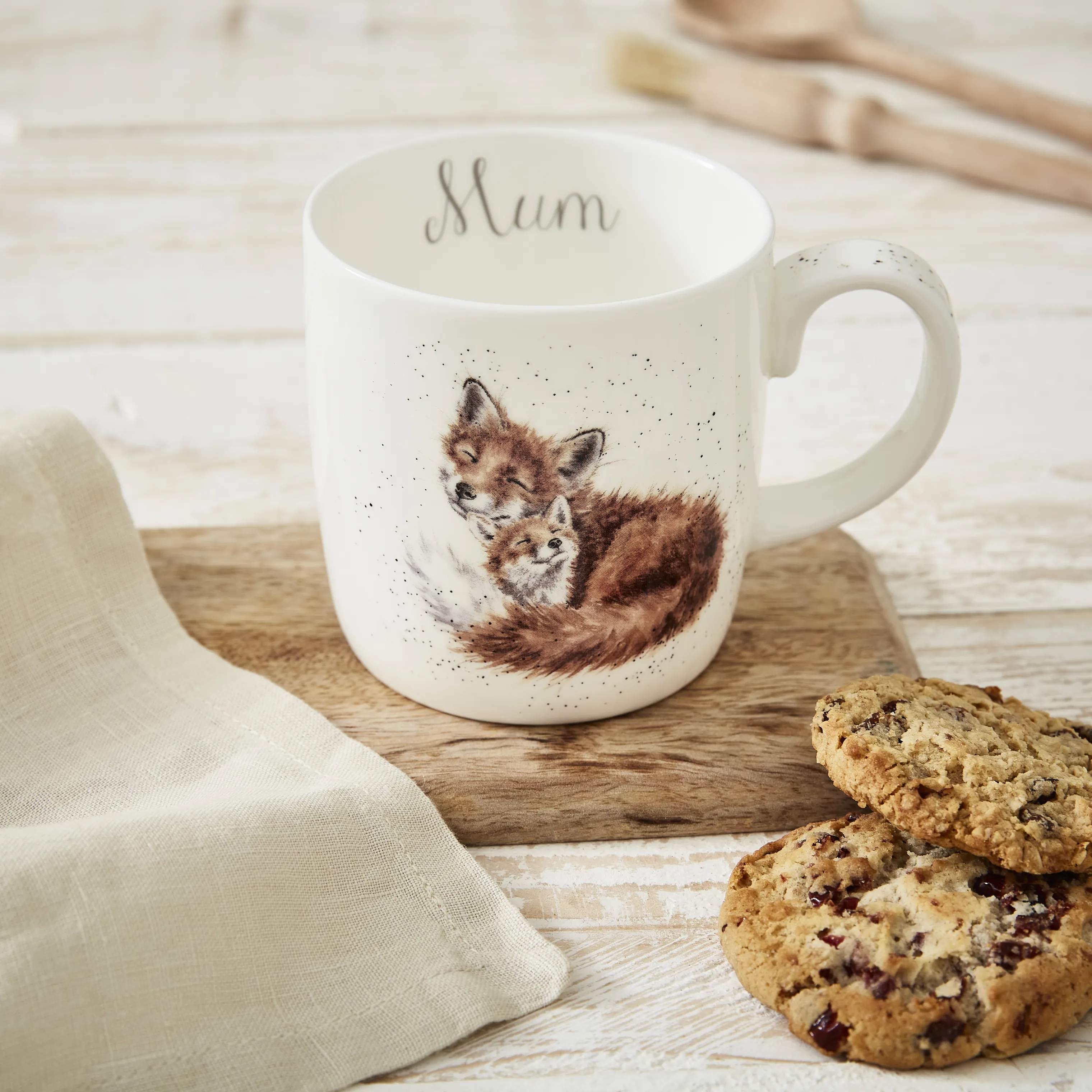 Royal Worcester Krus og kopper med hank Wrendale Krus - Mum i Ræv, 3