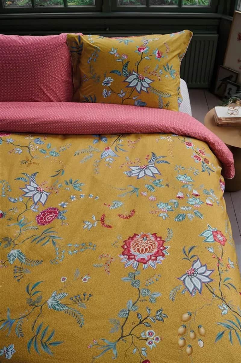 PIP Studio Sengetøj Flower Festival Sengetøj i Yellow, B140 x L200 cm, 4
