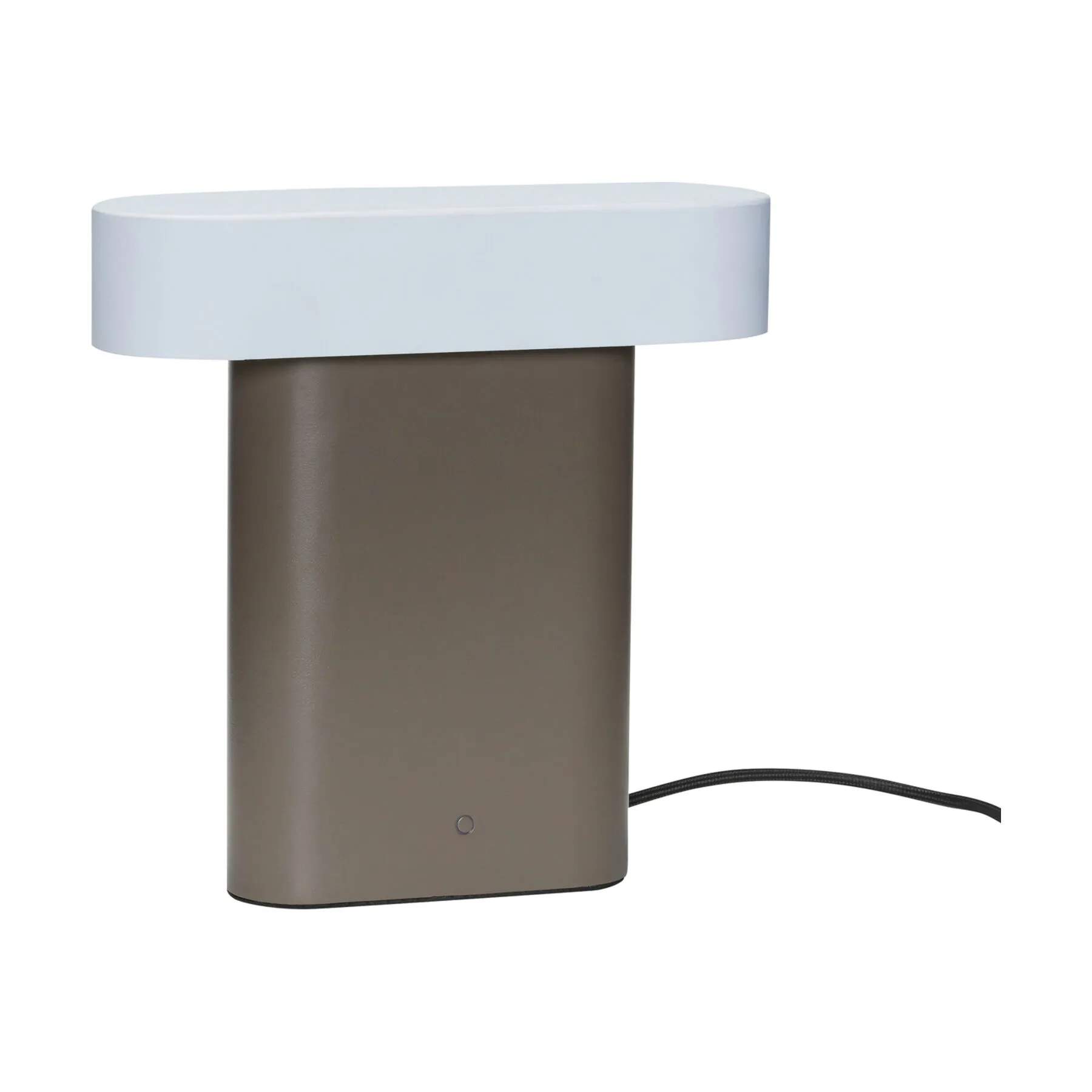 Hübsch Bordlamper Sleek Bordlampe i Brun/Lysegrå, 1