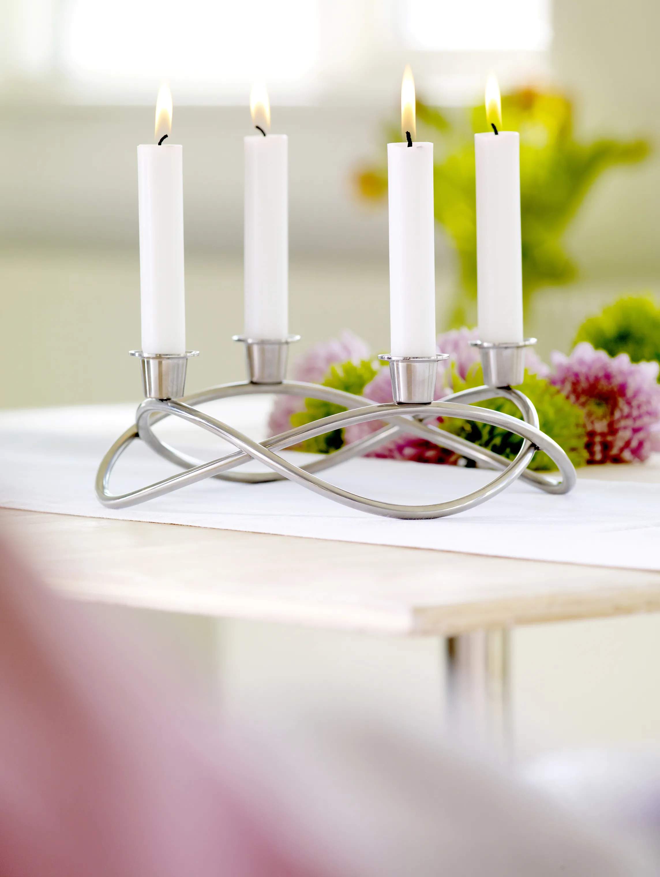 Georg Jensen Kronelysestage Christmas Collectibles Season Lysestage i Stål, 3