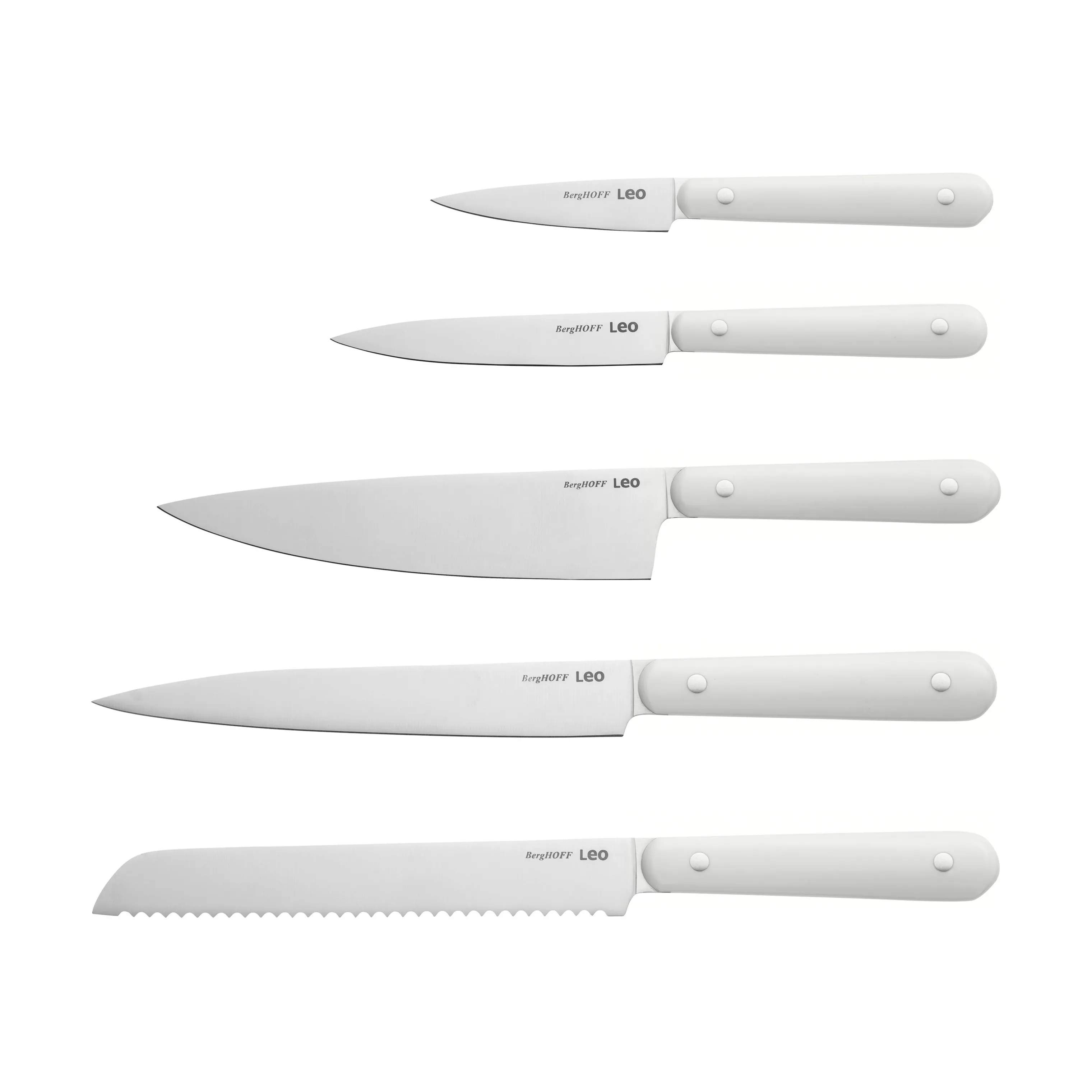 BergHOFF Knivsæt Glints Spirit Knivsæt - 5 dele i Hvid, 1
