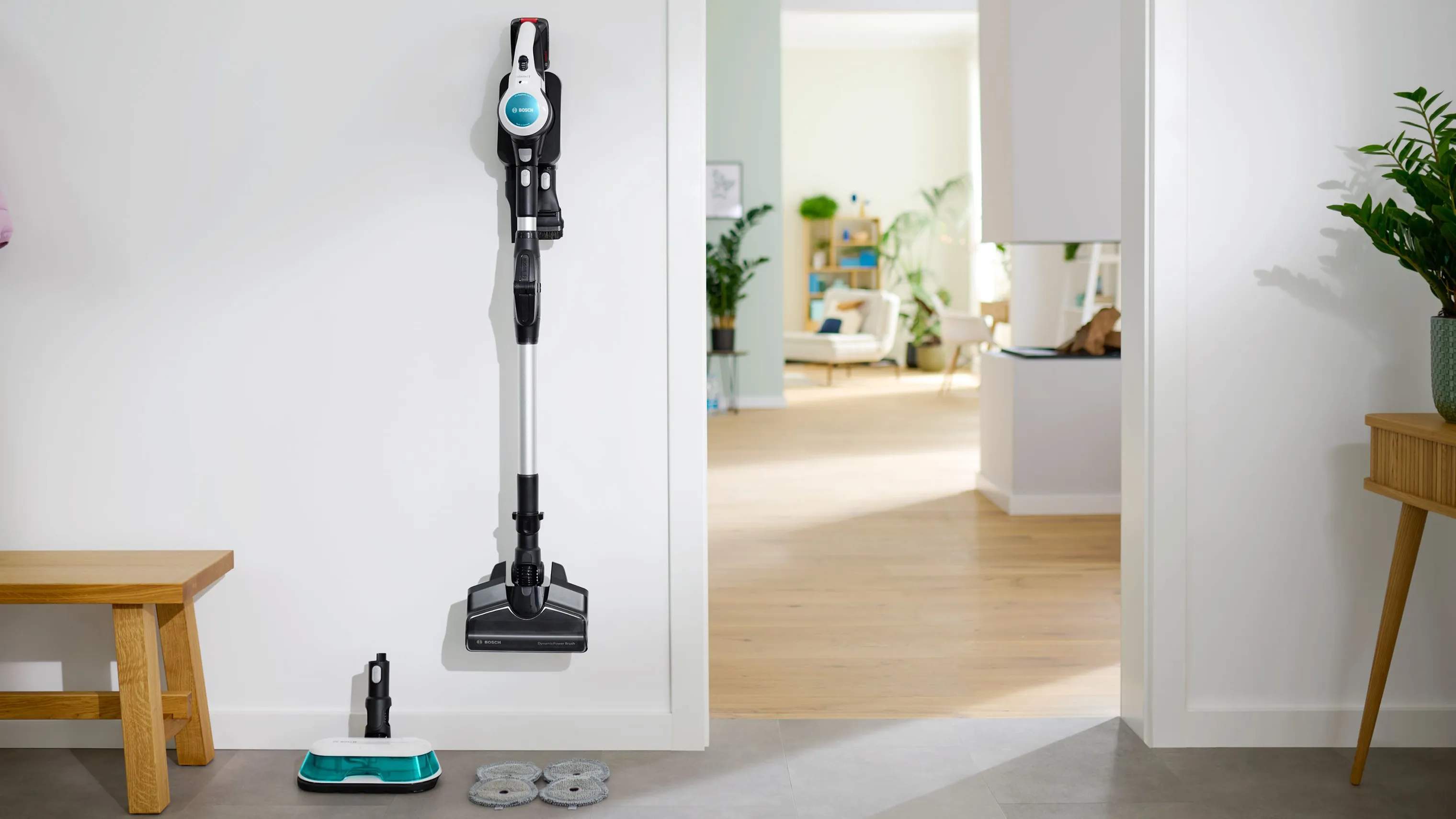 Bosch Støvsugere Unlimited 7 ProHygienic Aqua Støvsuger BCS712HYG5 i Hvid, 2