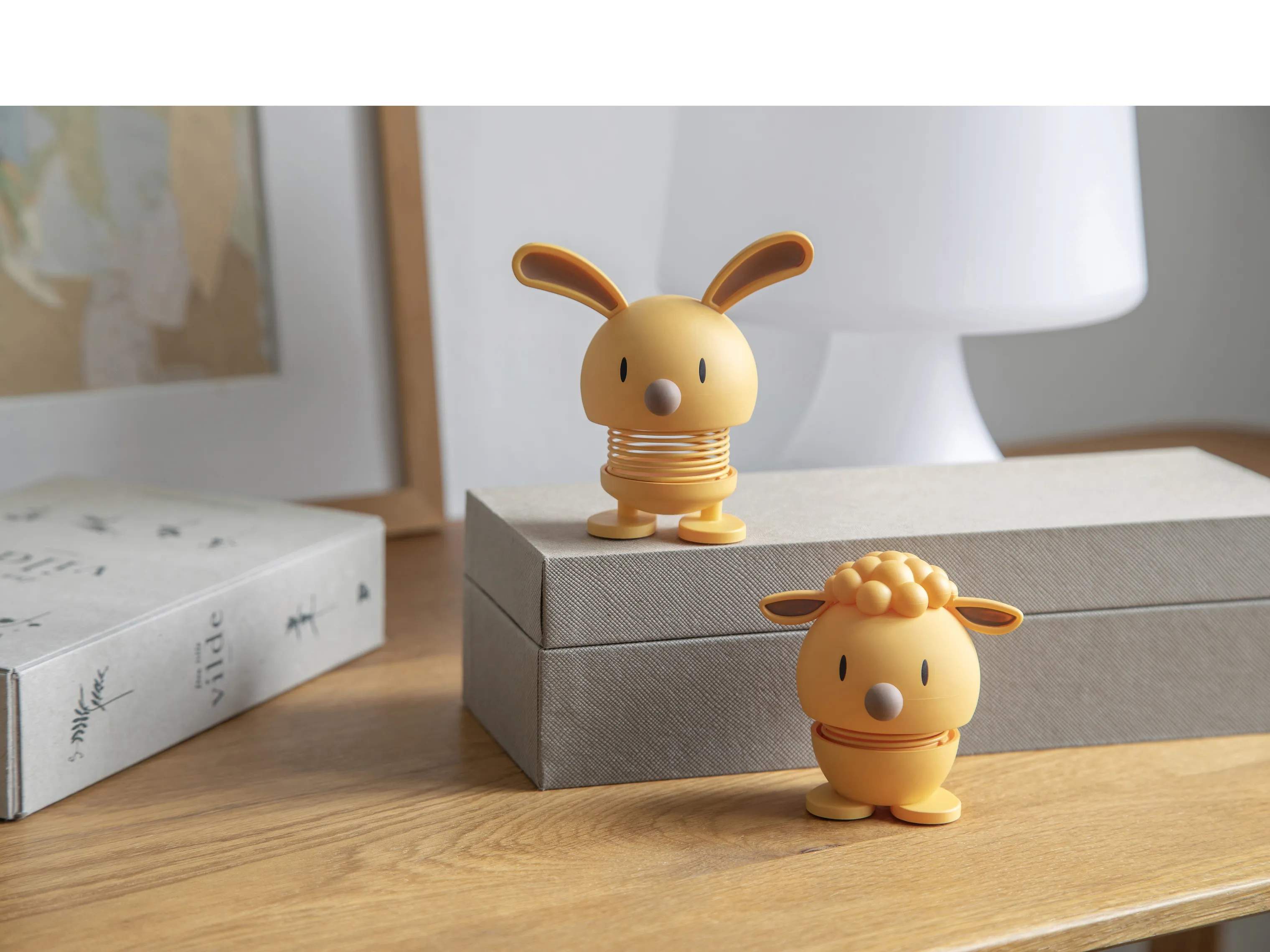 Hoptimist Dyrefigurer Animals - Soft Bunny i Mimosa, 3