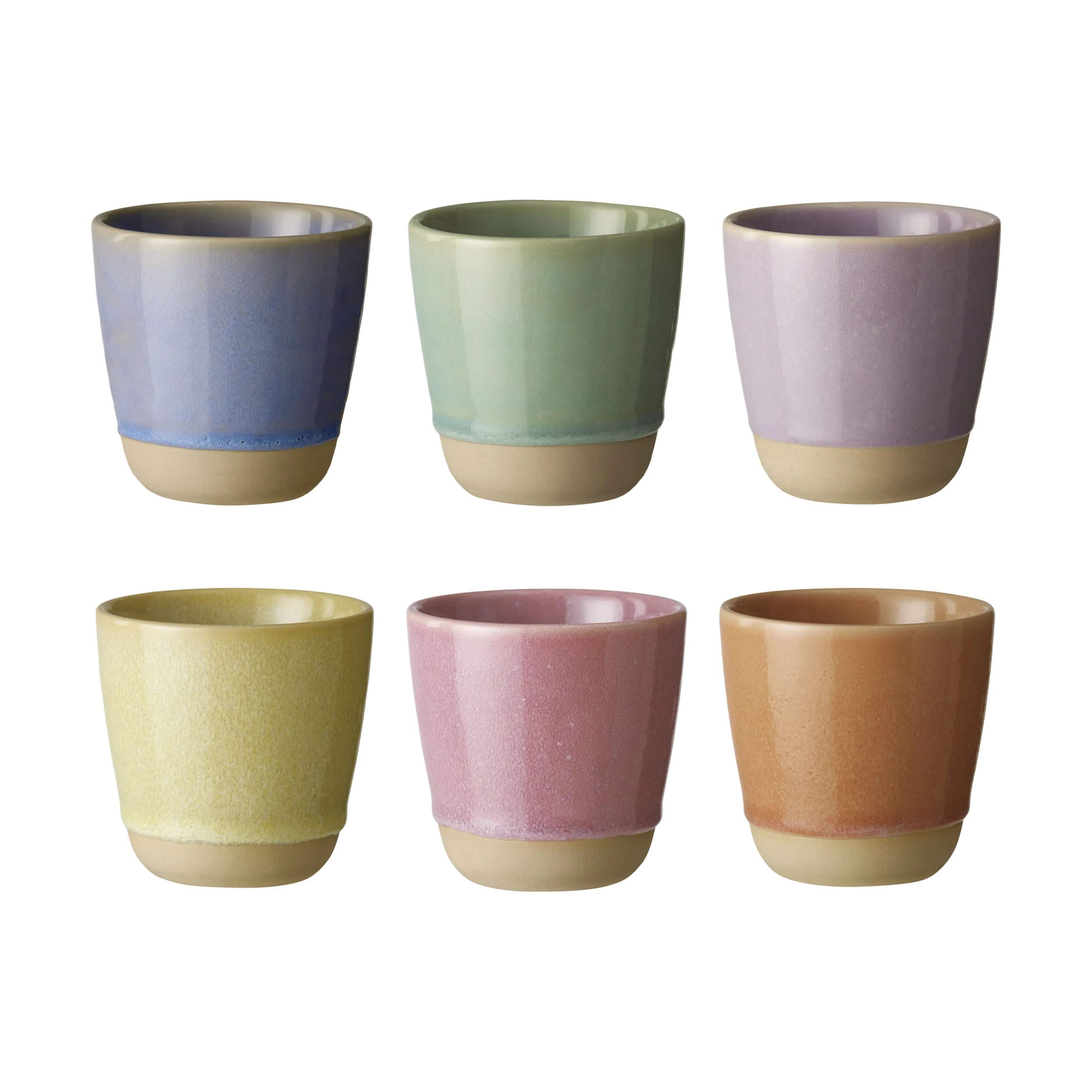 RAW by Aida Krus og kopper uden hank RAW Colour Colour Krus - 6 stk. i 20 cl, 1