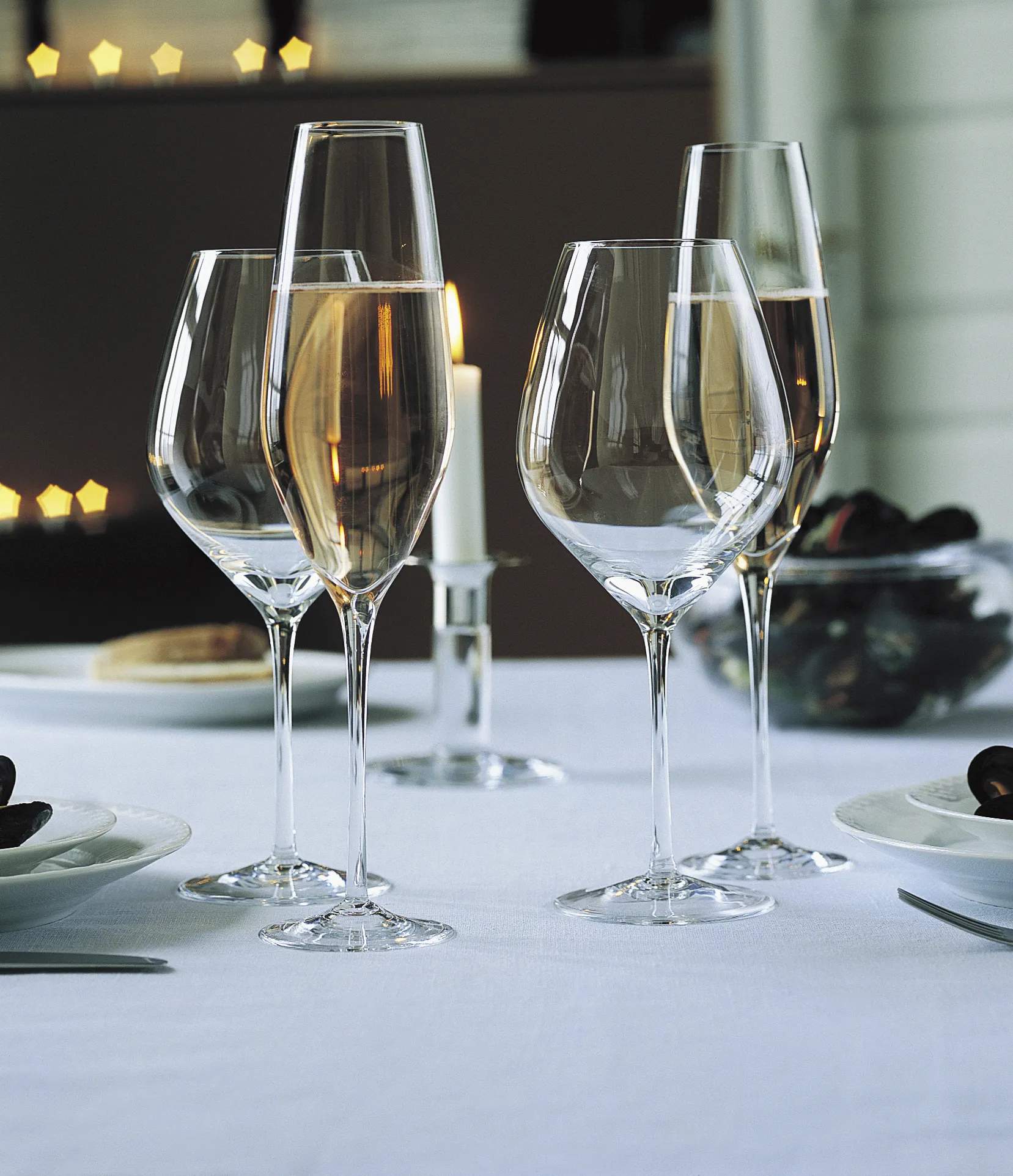 Holmegaard Champagneglas Cabernet Champagneglas - 6 stk. i Klar, 2