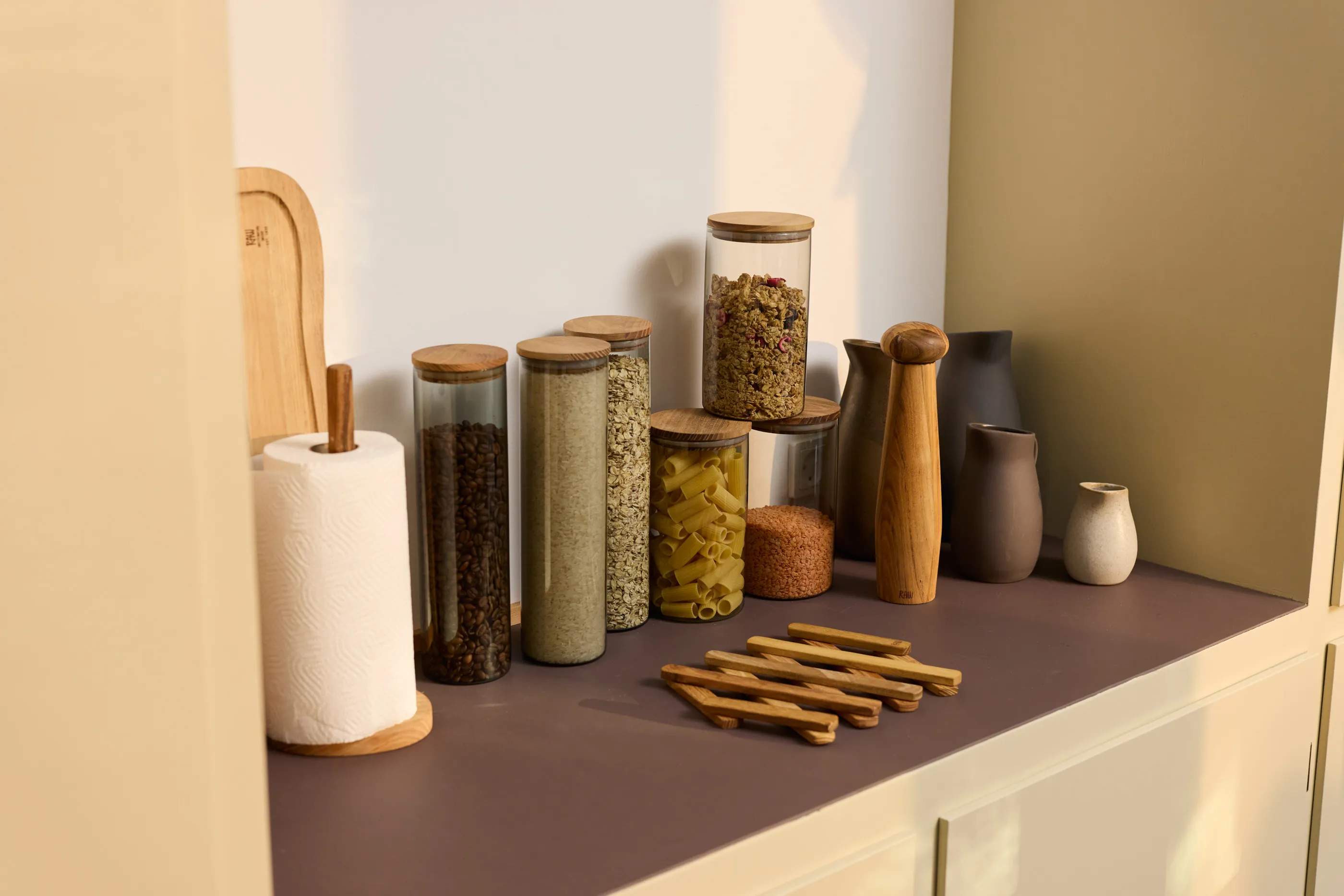 RAW by Aida Mælke- og flødekander Flødekande i Sandy Beige, 4