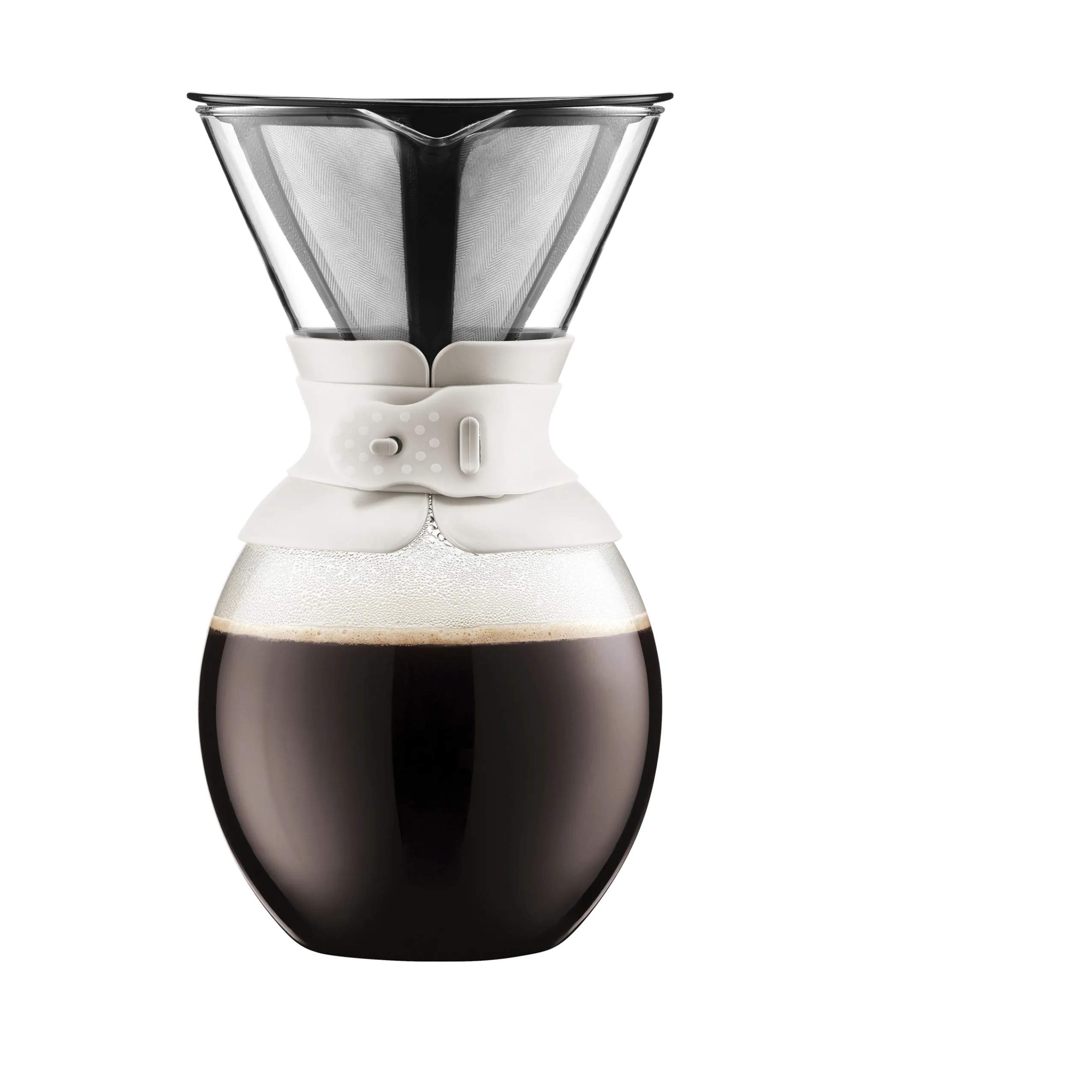 Pour Over Kaffebrygger, hvid, large