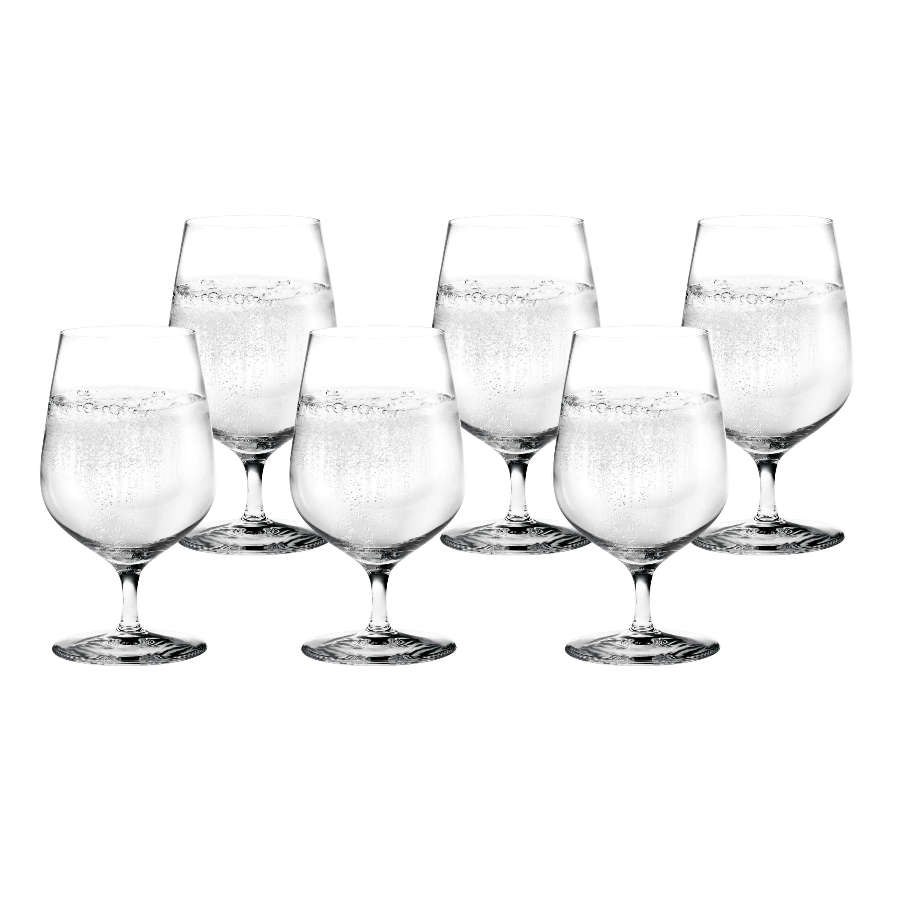 Holmegaard Vandglas Cabernet Vandglas på fod - 6 stk. i Klar, 1