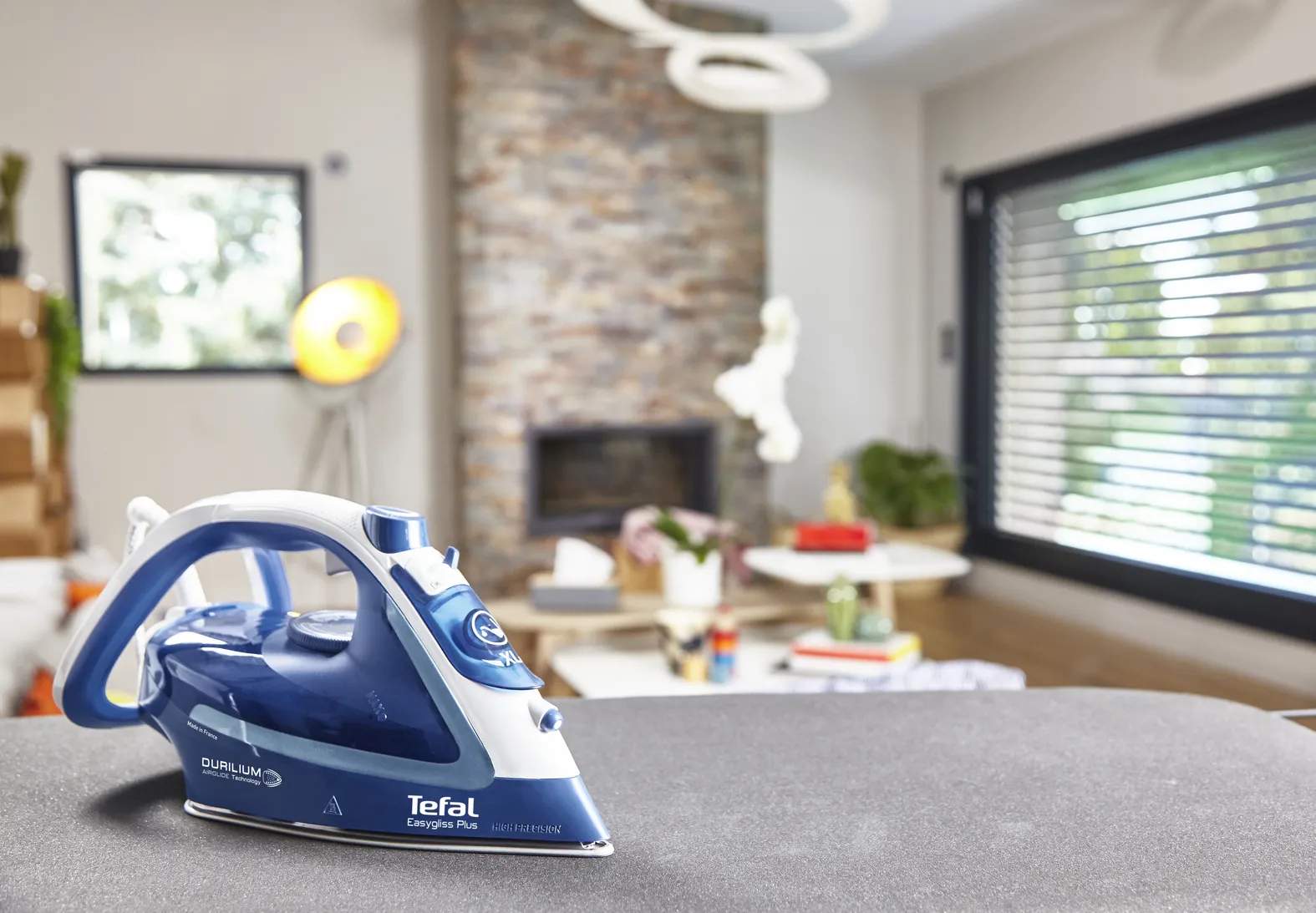 Tefal Strygejern Easygliss+ Dampstrygejern i Blå, 8