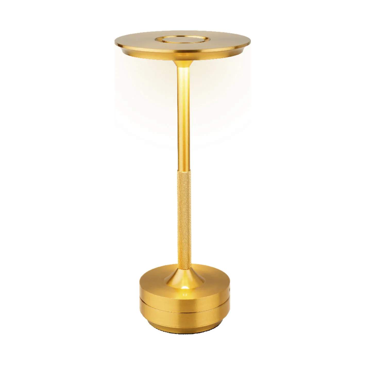 LED Lampe, guld, large