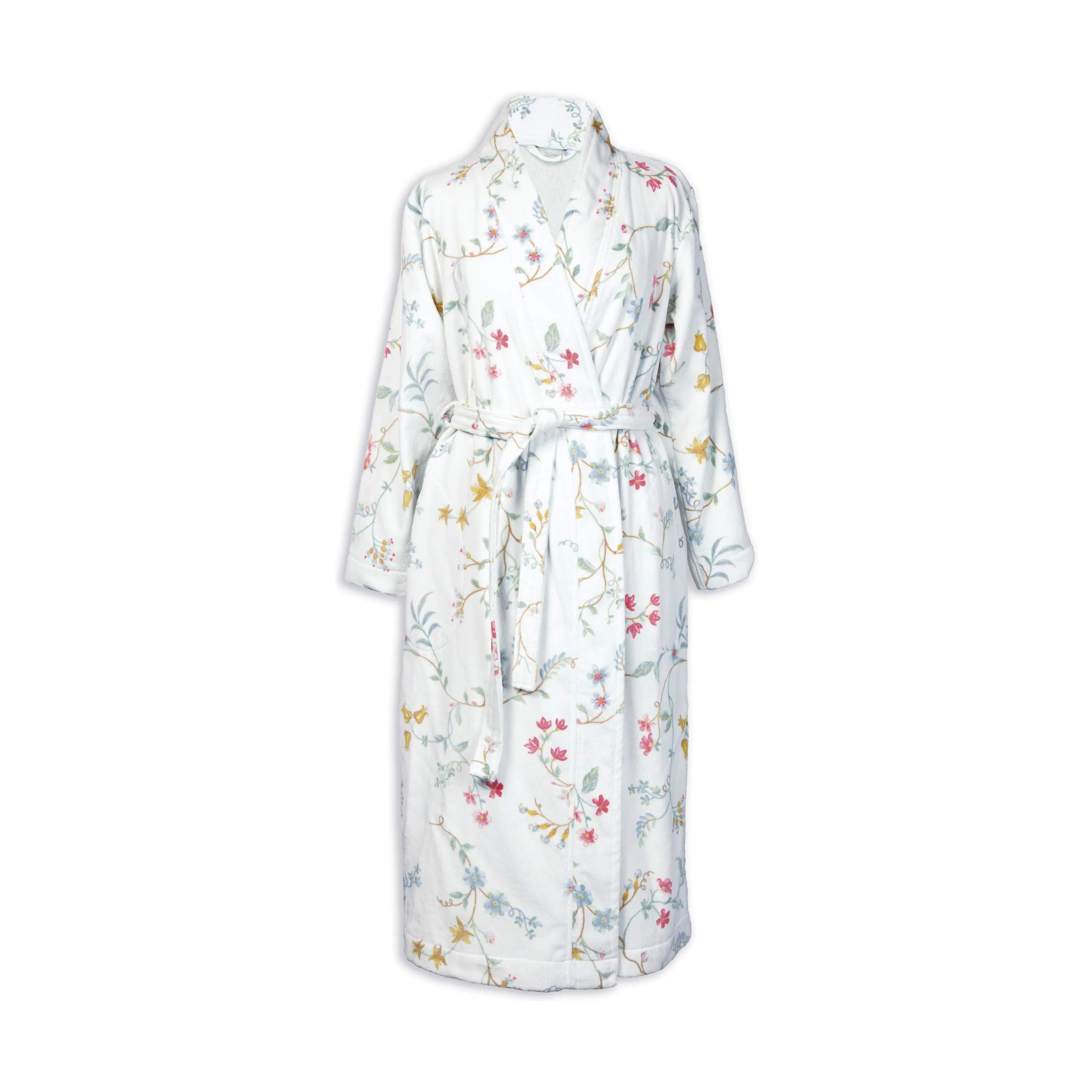 Les Fleurs Badekåbe, white, large