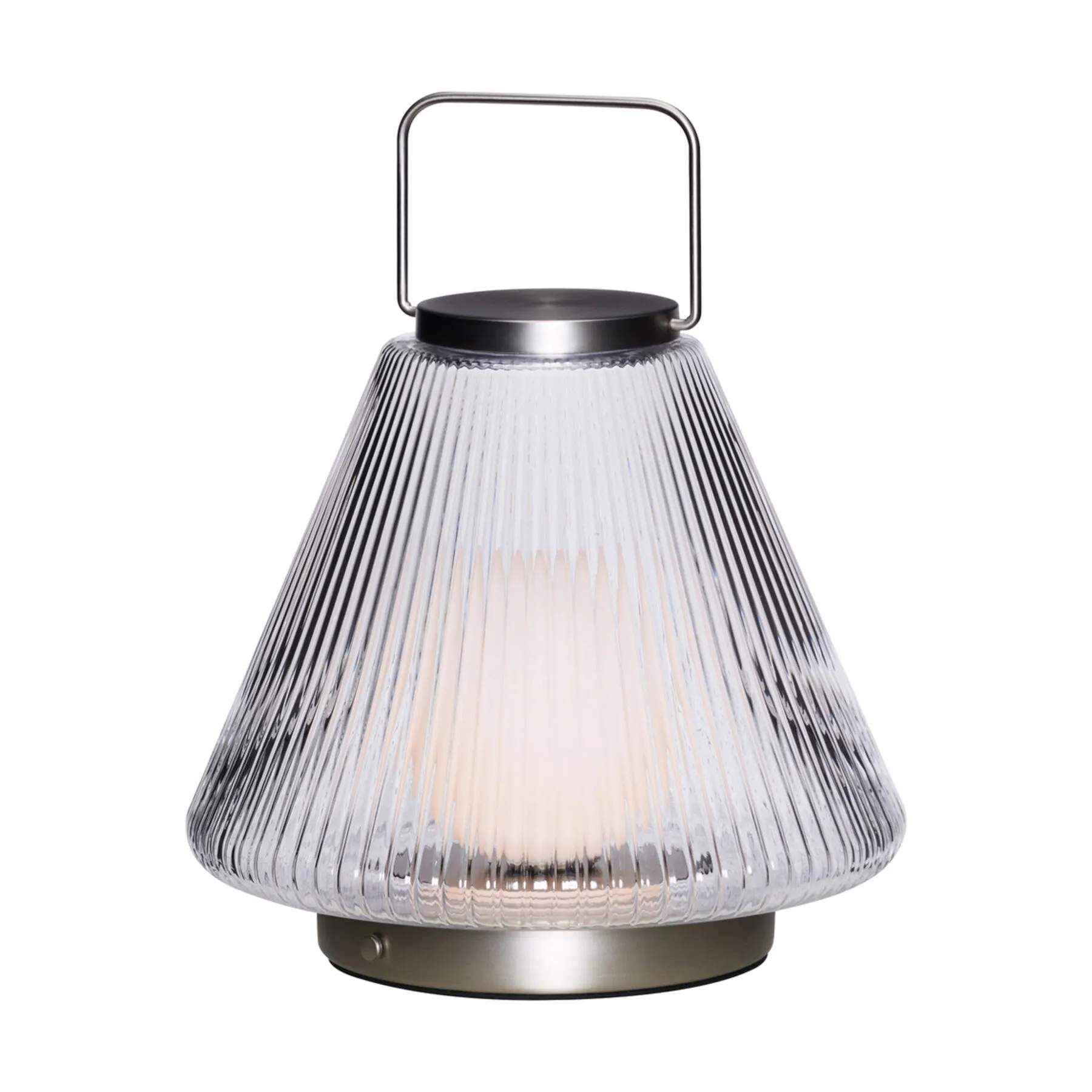 Hübsch Bordlamper Tou Transportabel Bordlampe i Nikkel, 4