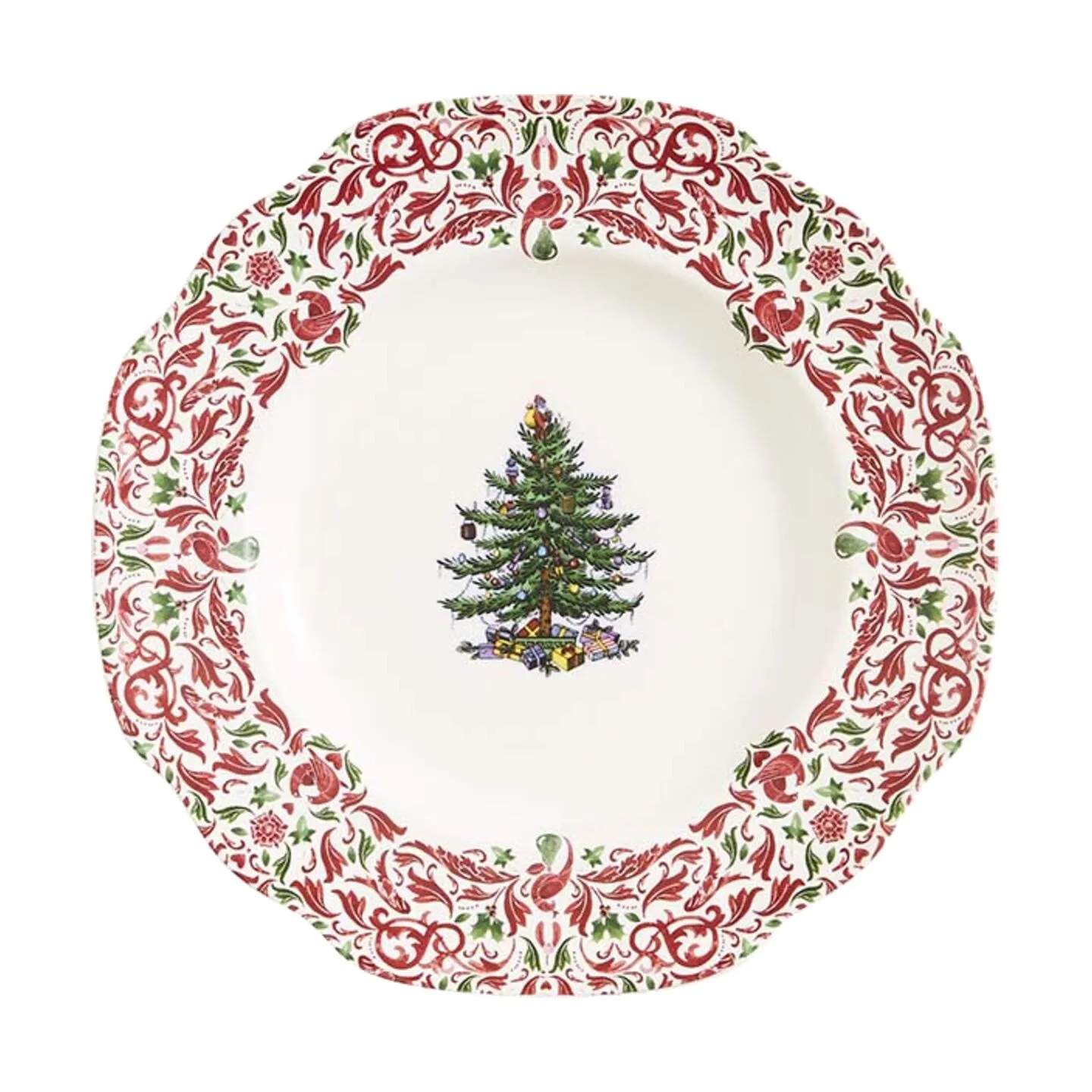 Spode Middagstallerkener Yuletide Tallerken - 4 stk. i 22,2 cm, 3