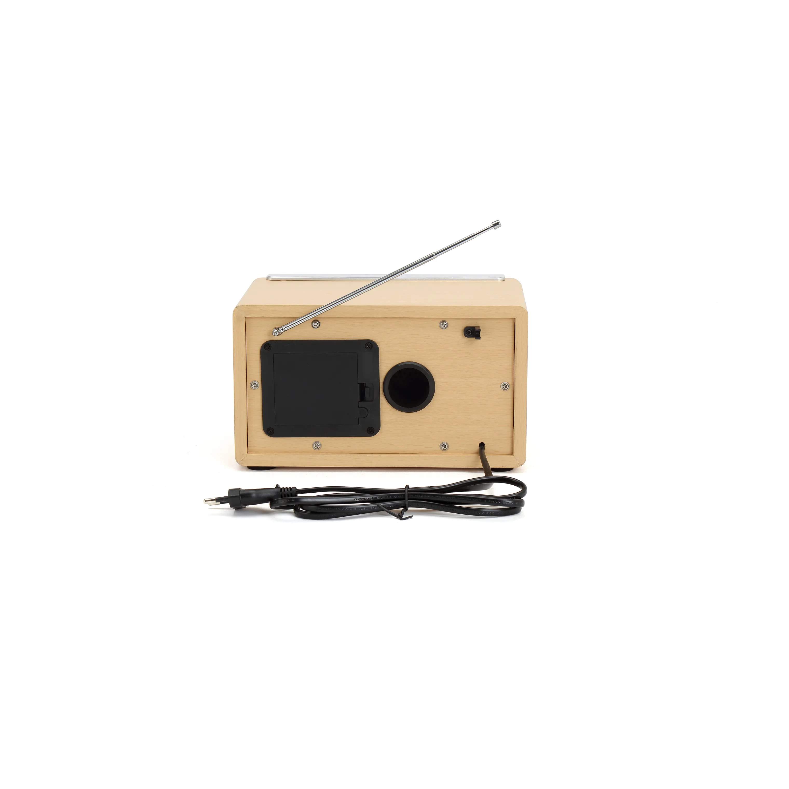 Denver Højtalere Analog Radio i Lyst træ, 4