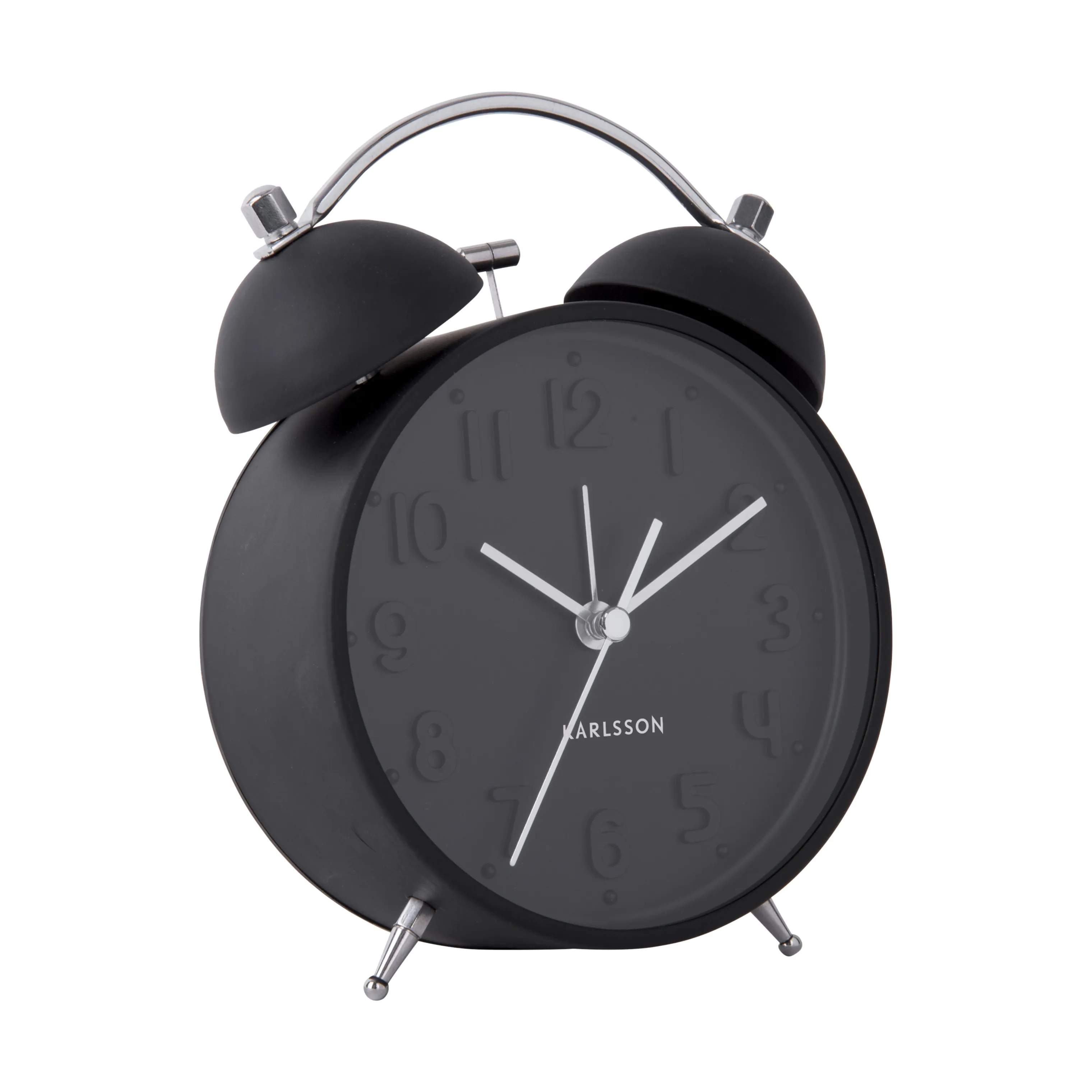 Karlsson Vækkeure Iconic Vækkeur i Sort, 1