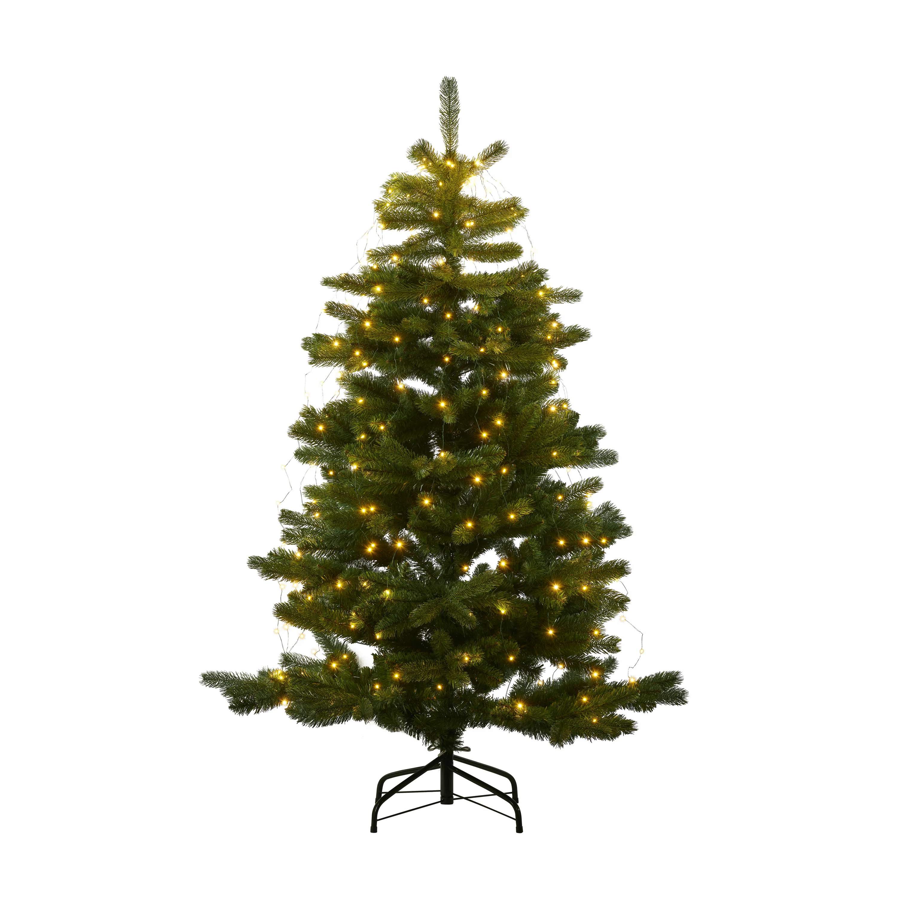 Anni Kunstigt Juletræ m. LED lys, green, large