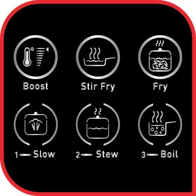 Tefal Kogeplader Slim Induktionskogeplade i Sort, 6