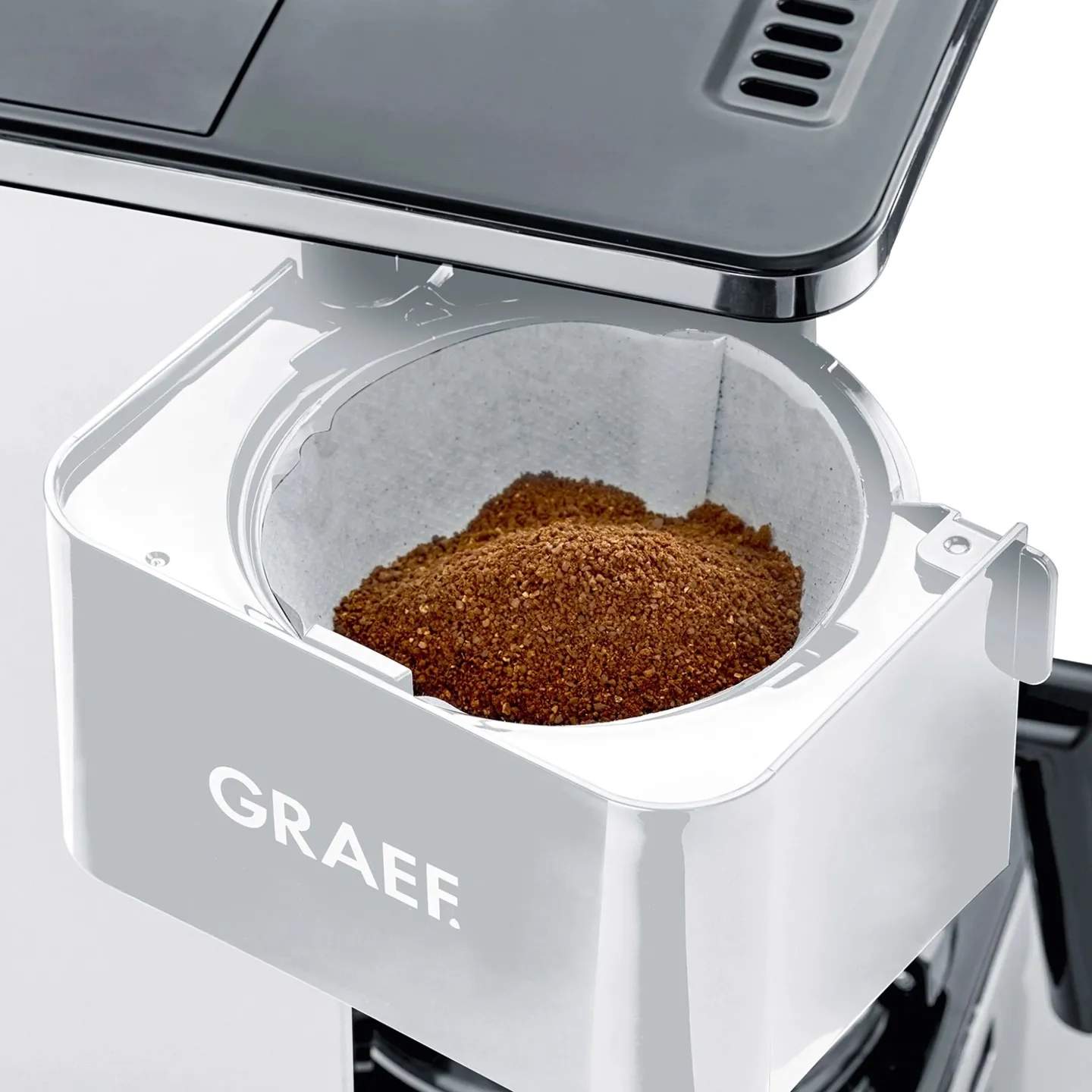 Graef Kaffemaskiner FK401 Kaffemaskine i Hvid, 3