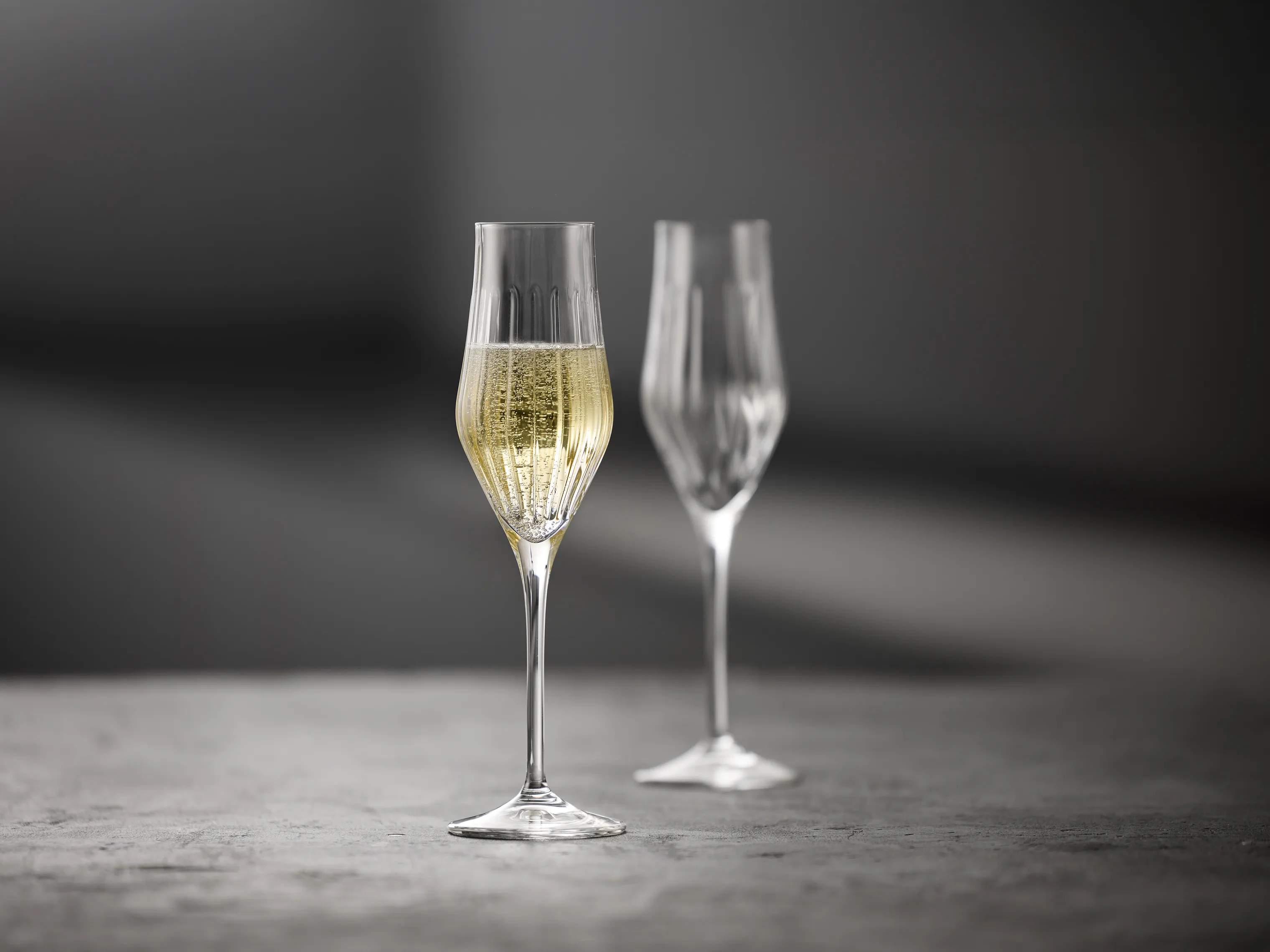Lyngby Glas Champagneglas Ane Champagneglas - 4 stk. i Klar, 2