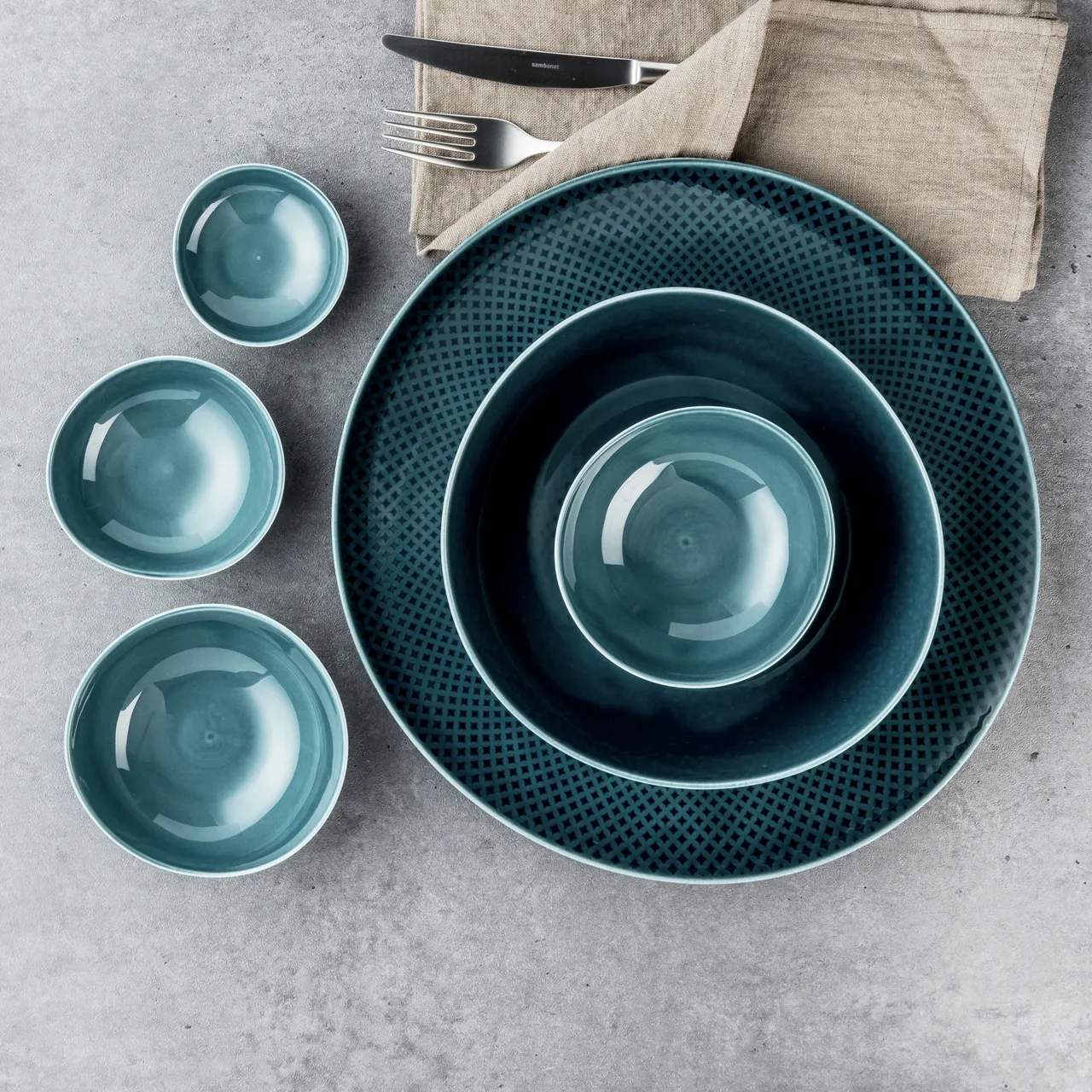 Rosenthal Skåle Junto Skål i Blå, 15 cm, 2