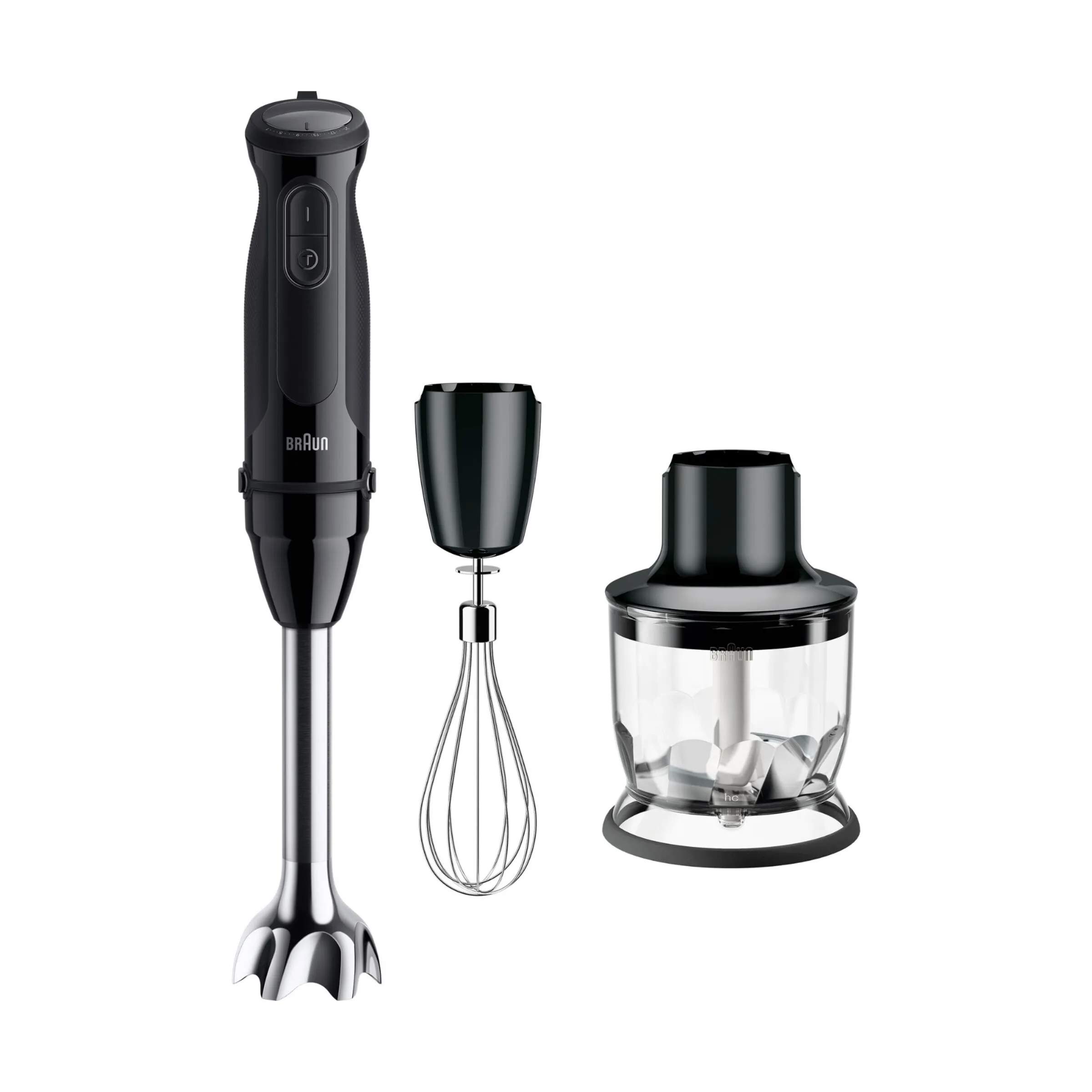 Braun Stavblendere Multiquick 5 Stavblender MQ50202M - 3 dele i Sort, 1
