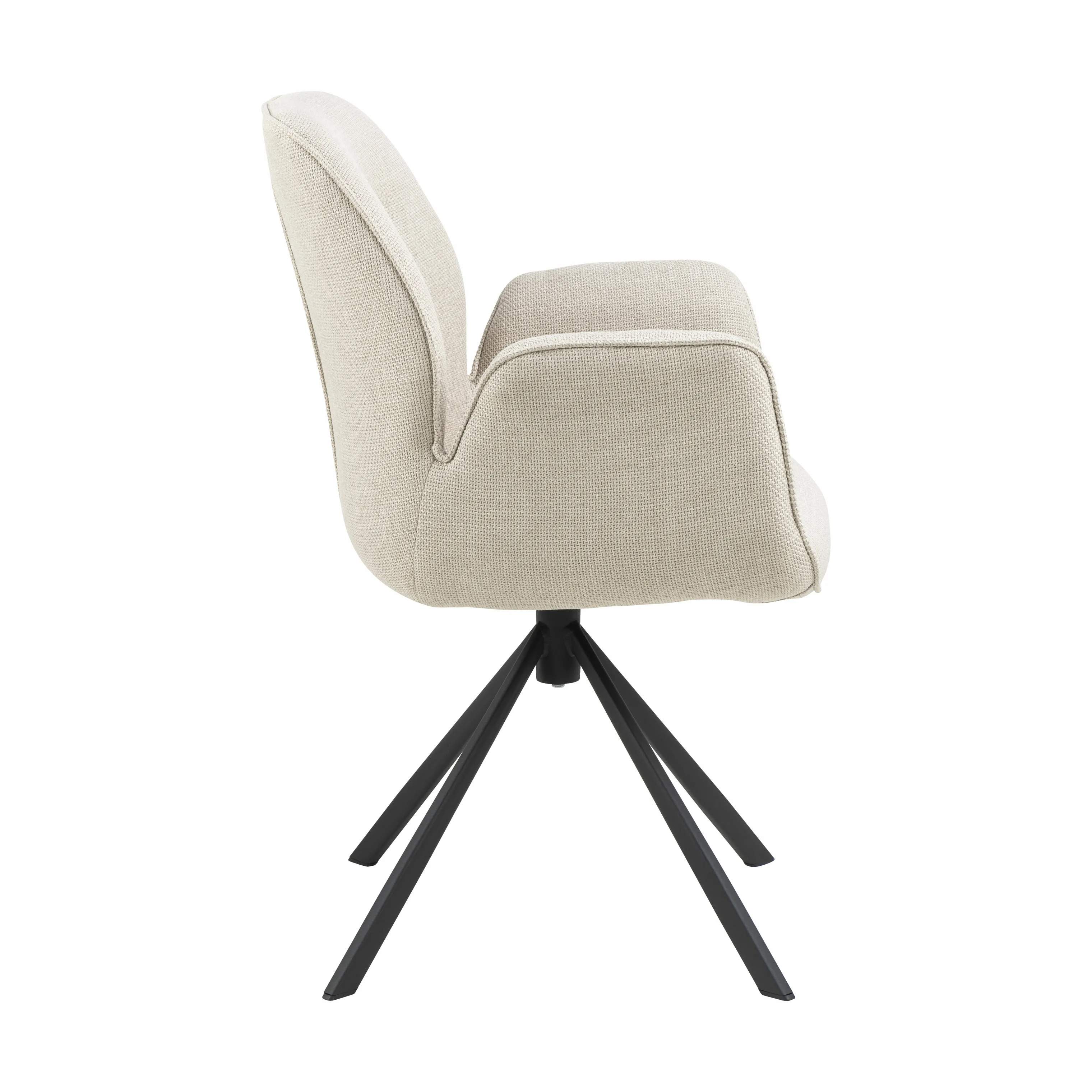 CASA Living Spisebordsstole Aura Spisebordsstol i Beige, 7