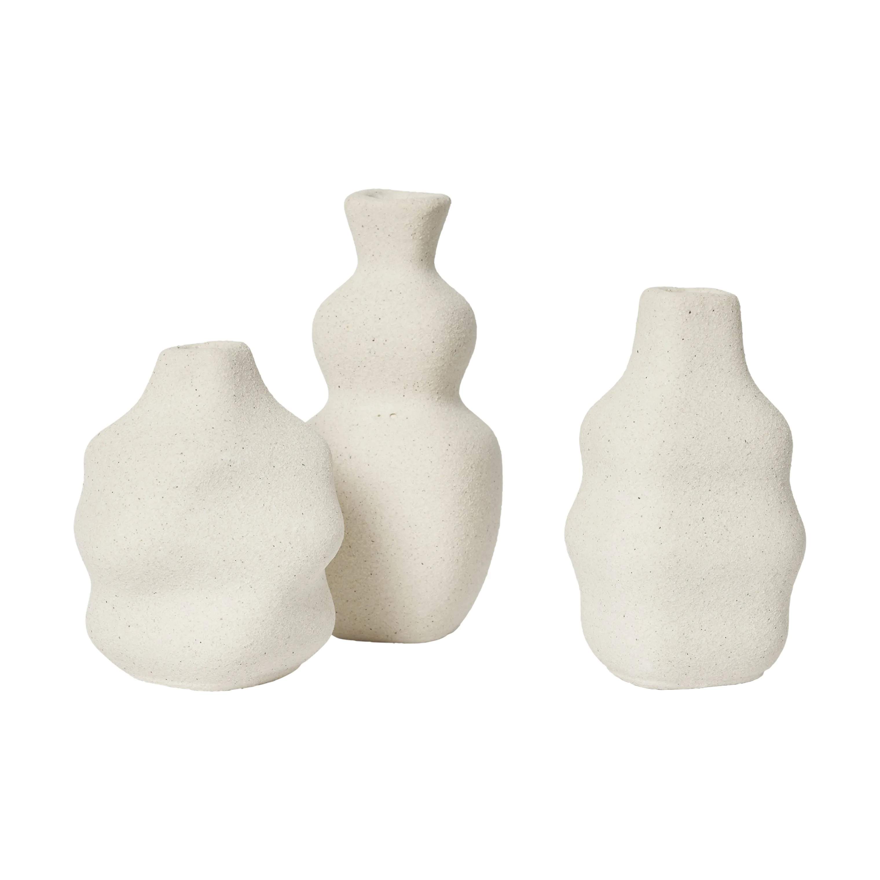 Broste Copenhagen Vaser Cornelia Vase - 3 stk. i Hvid, 1