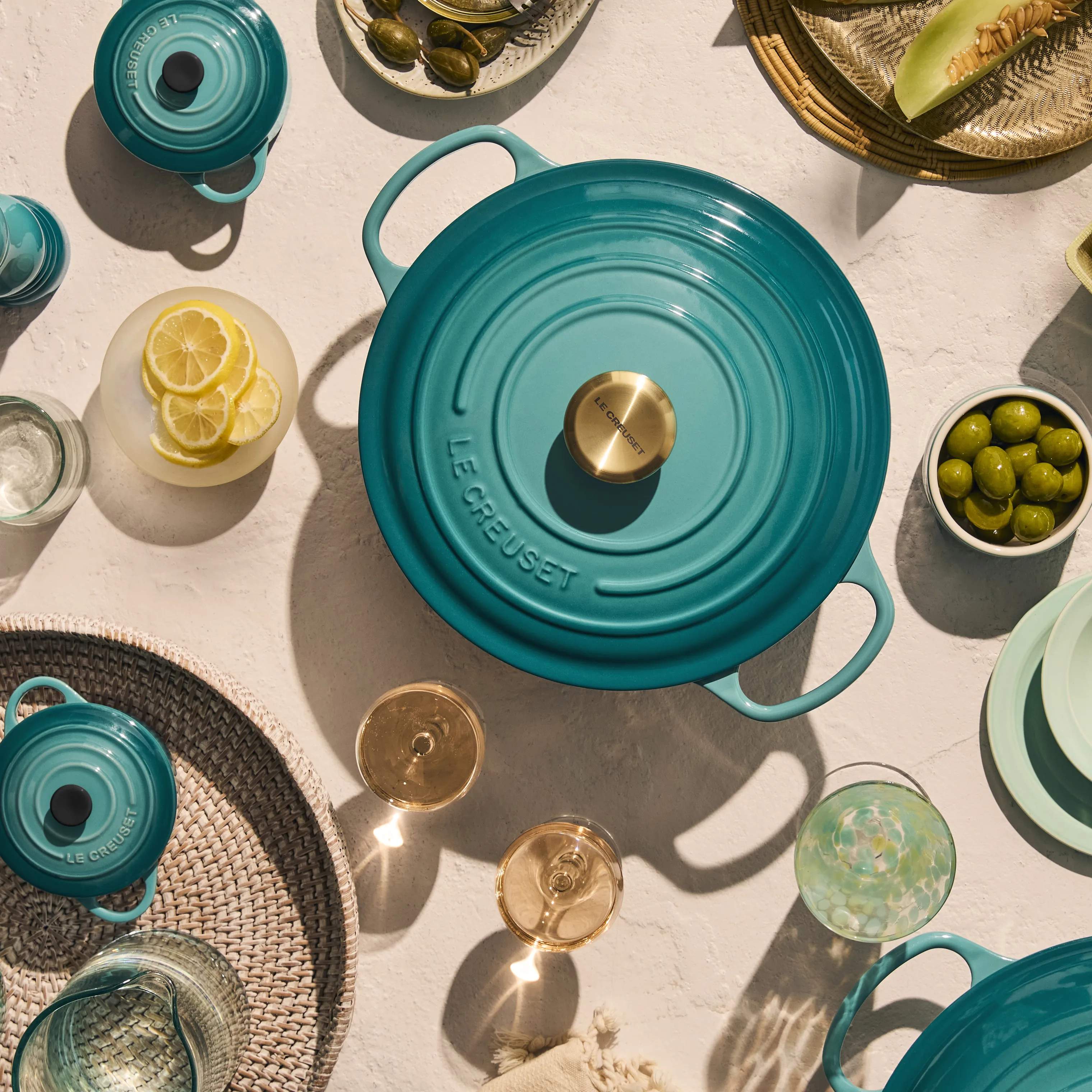 Le Creuset Gryder Signature Minigryde i Bleu Riviera, 2