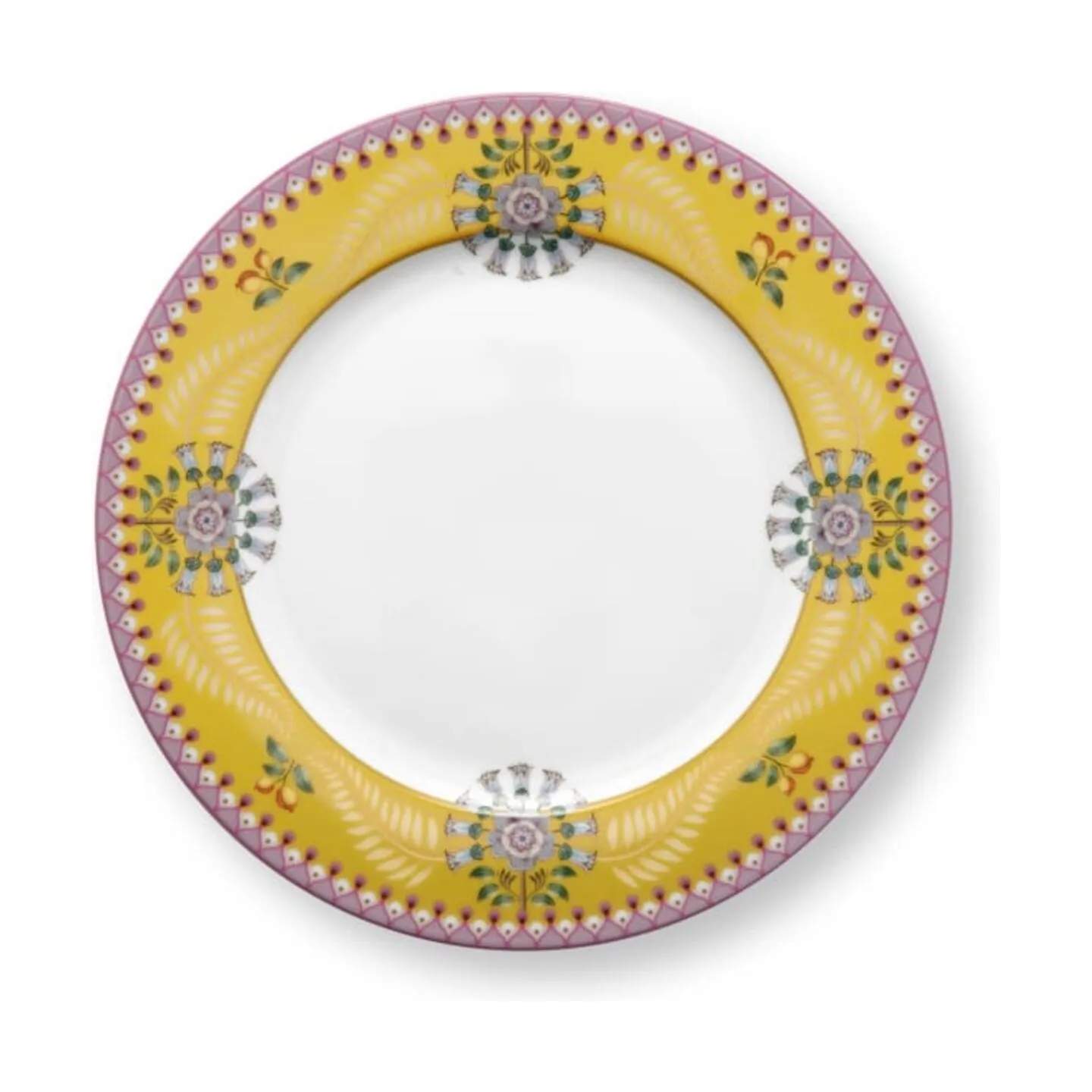 PIP Studio Middagstallerkener Lily & Lotus Tallerken i Yellow 2, 1