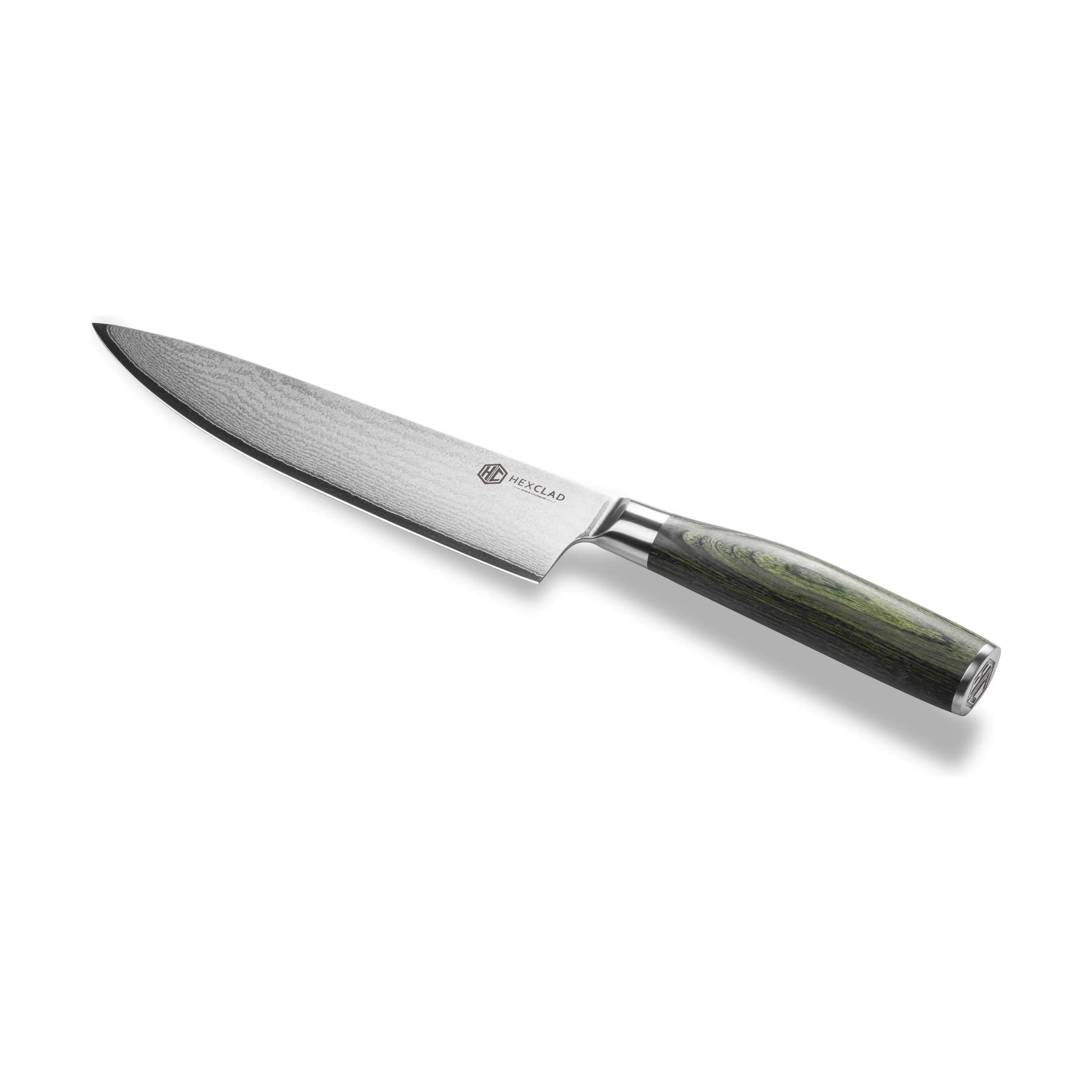 Hexclad Knivsæt Knivsæt - 6 dele i Sølvfarvet/grøn, 9