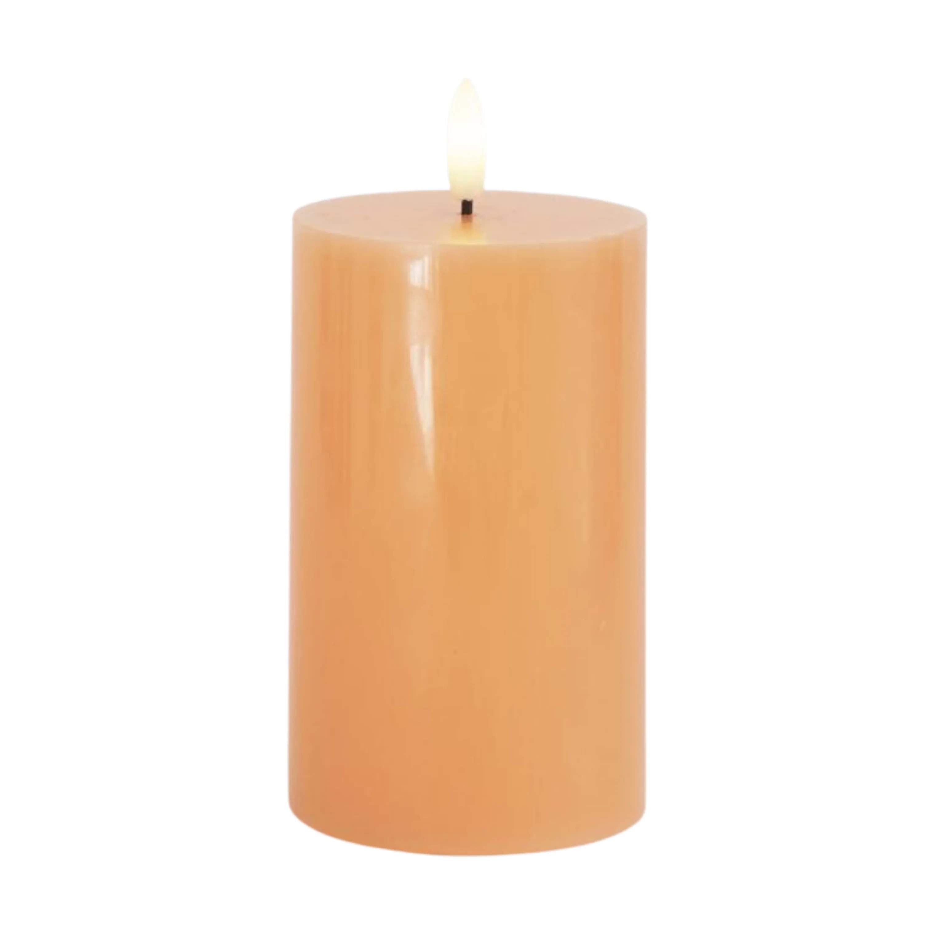 Sirius LED-lys Sille LED Bloklys i Peach, H12,5 x Ø7,5 cm, 1