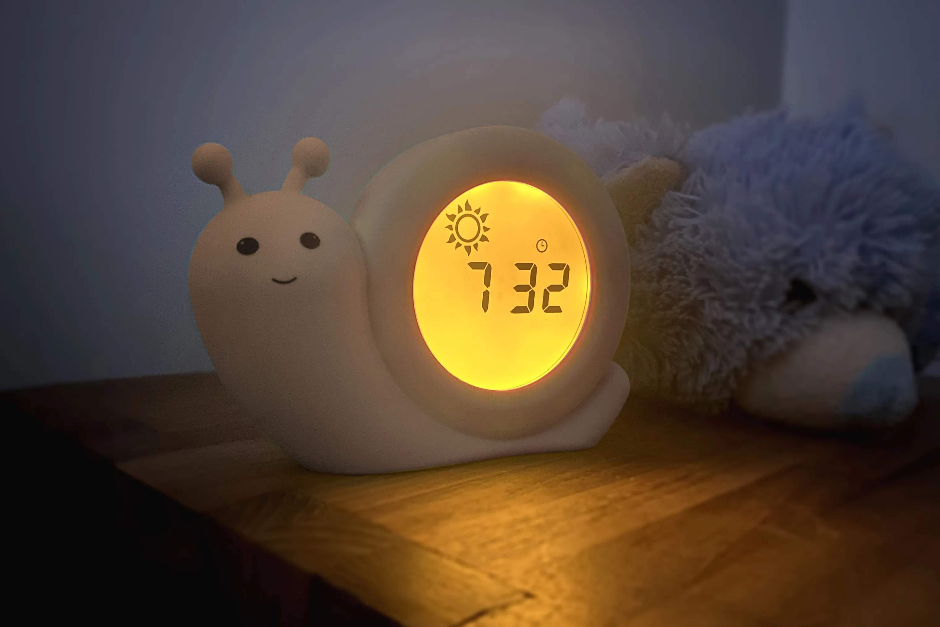 Alecto Baby Vækkeure Søvntræner - BC110BE Simon i Beige, 2