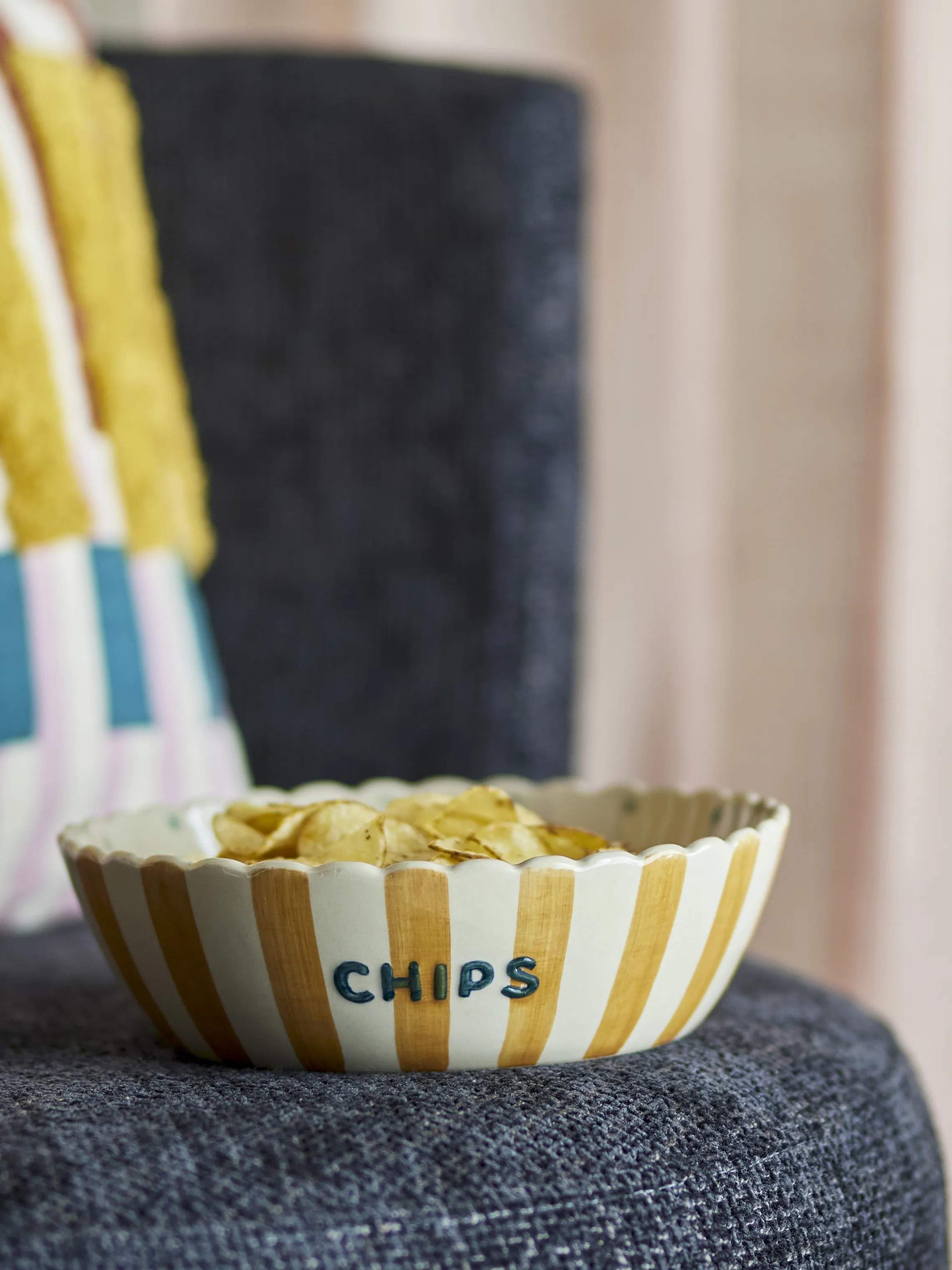 Bloomingville Serveringsskåle Chip Skål i 24 cm, 2