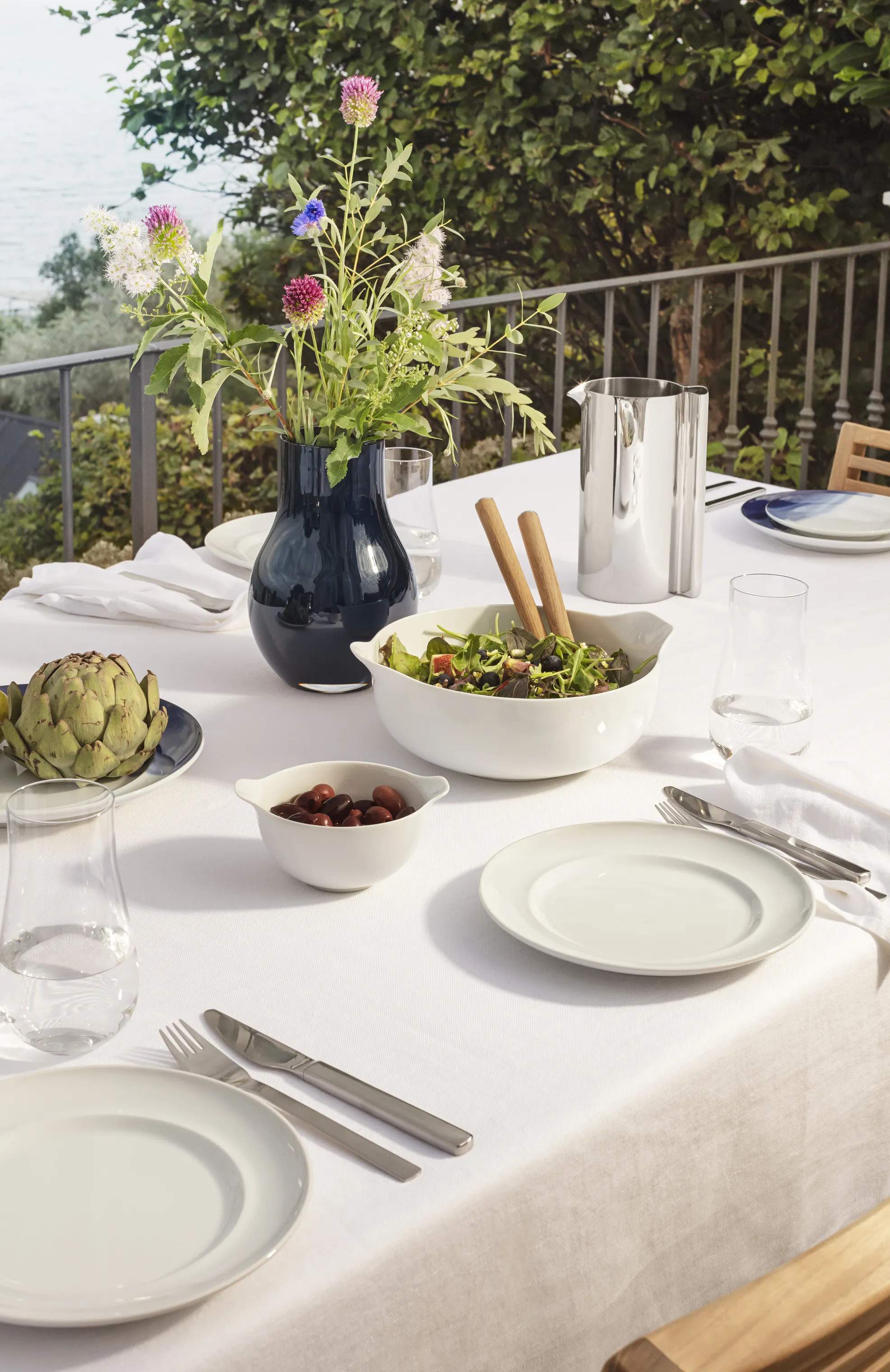 Georg Jensen Frokosttallerkener Henning Koppel Koppel Frokosttallerken i Hvid, 3