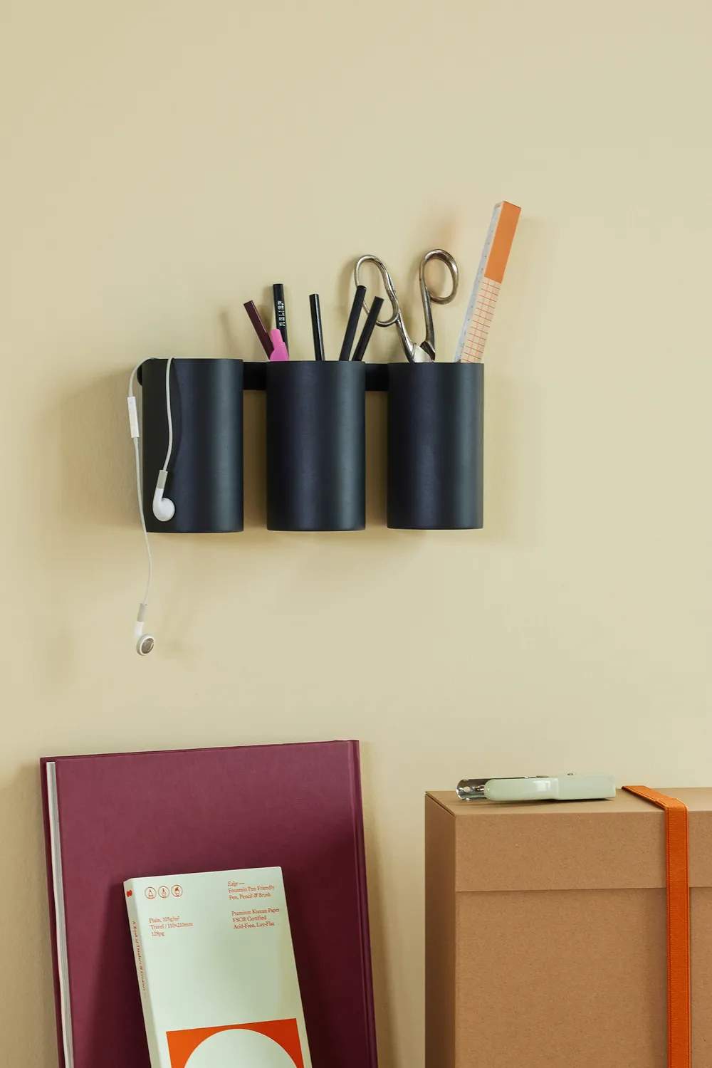 Hübsch Kontorartikler Silo Organiser i Sort, 3