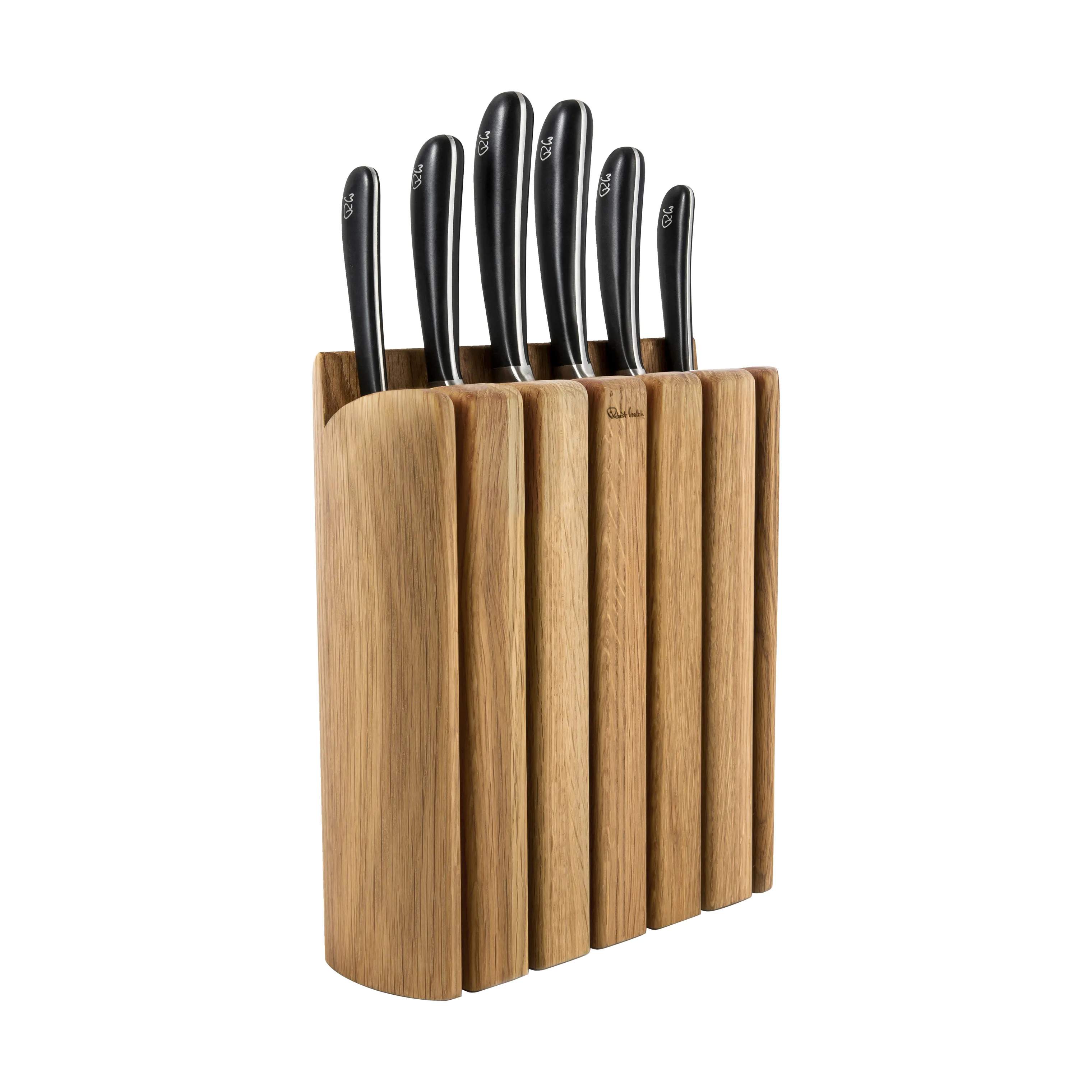 Robert Welch Knivblokke med knive Signature Knivblok - 7 dele i natur/sort, 1