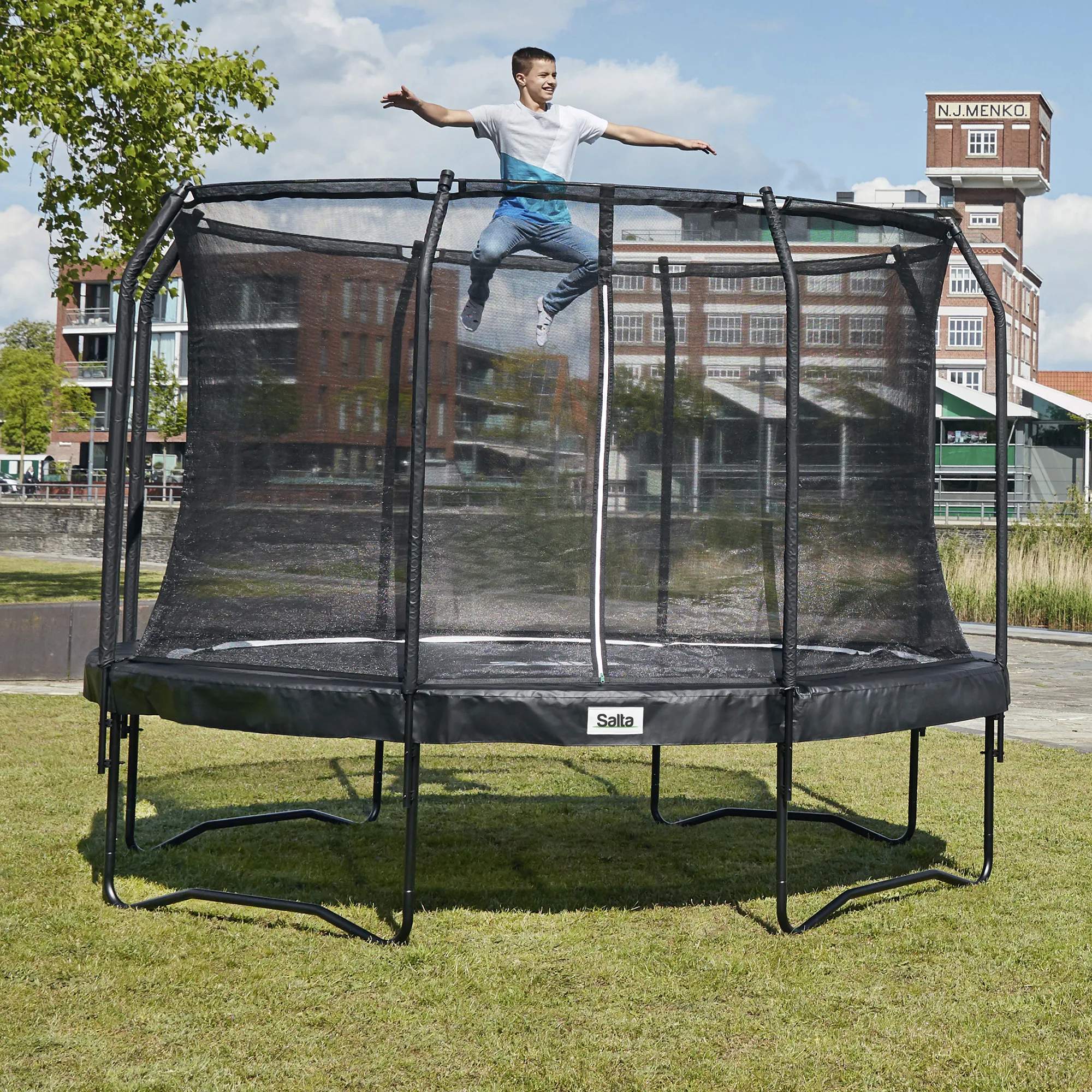 Salta Trampoliner Premium Black Edition i sort, 3