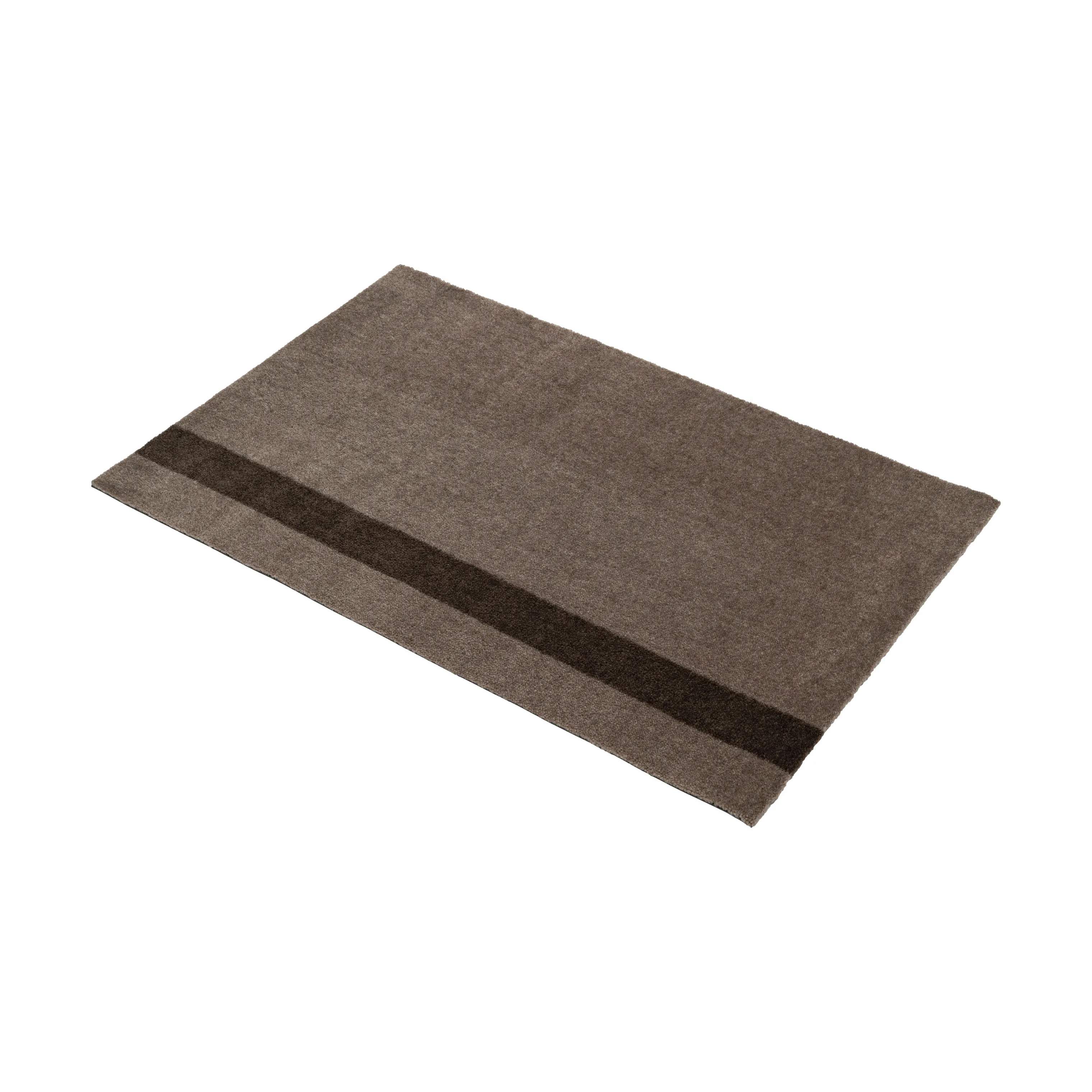 Tica Copenhagen Dørmåtter Stripes Vertikal Gulvmåtte i Sand/brun, B60 x L90 cm, 3