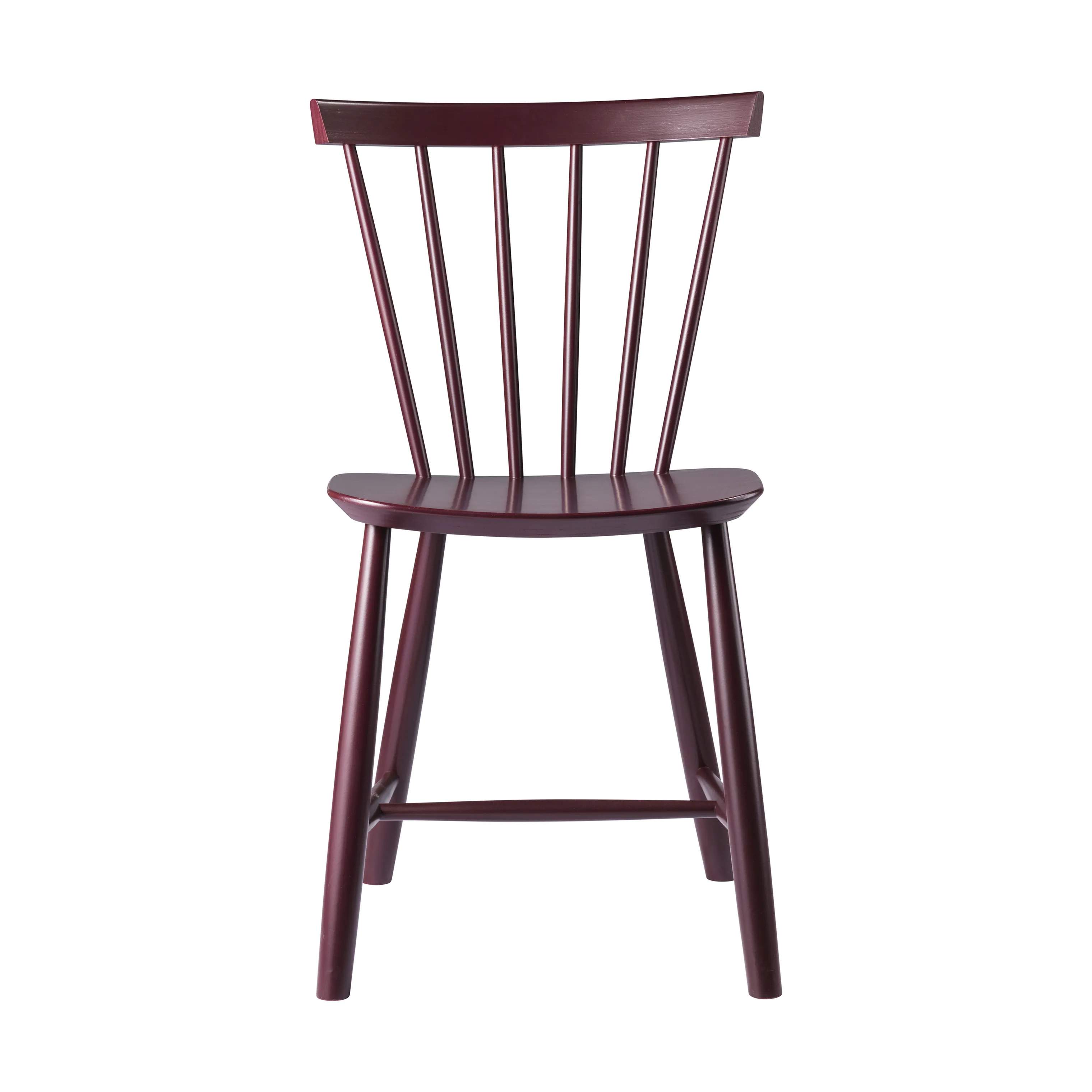 J46 Spisebordsstol, black red (ral 3007), large