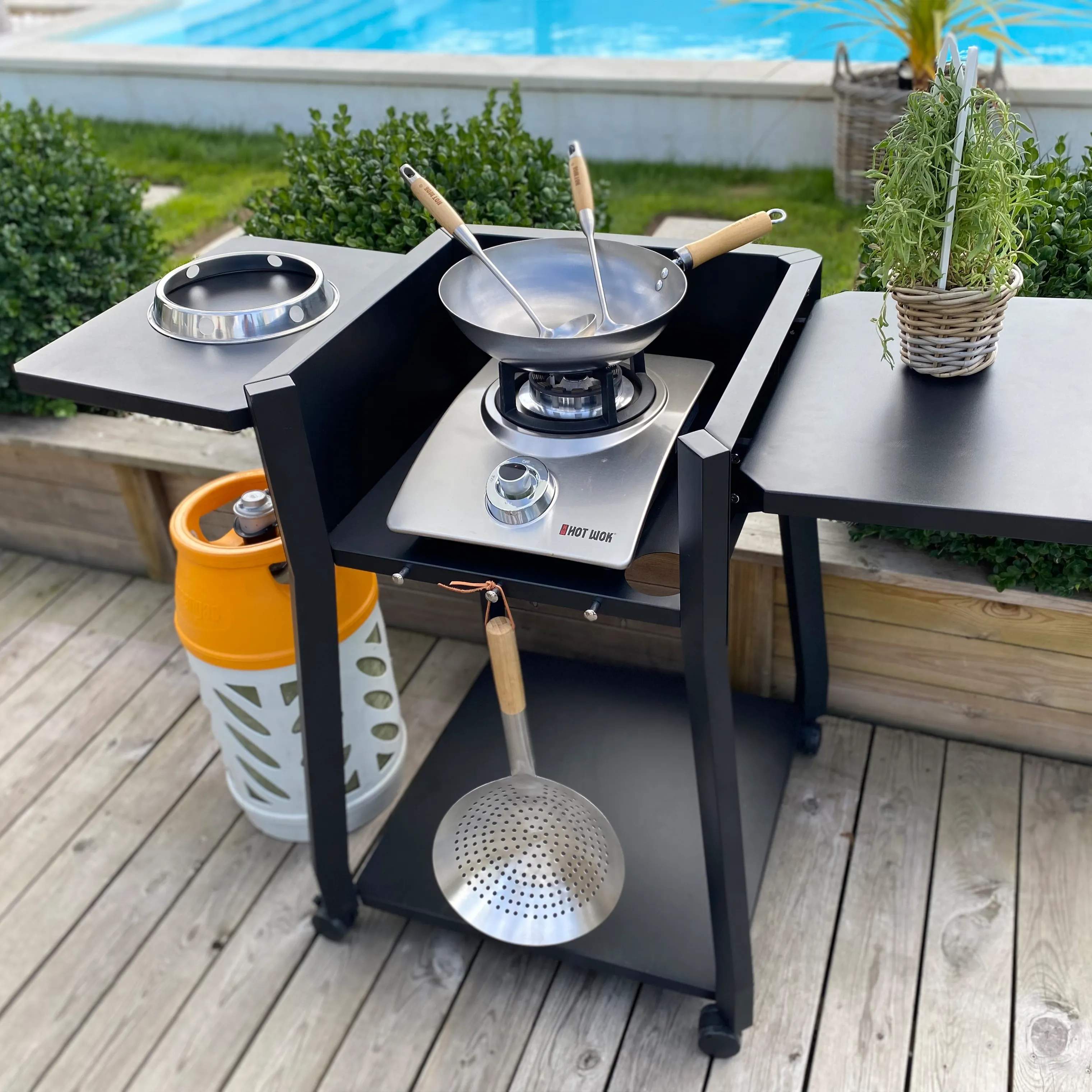 HOT WOK Grillborde HOT WOK Comfort Bord i Sort, 2
