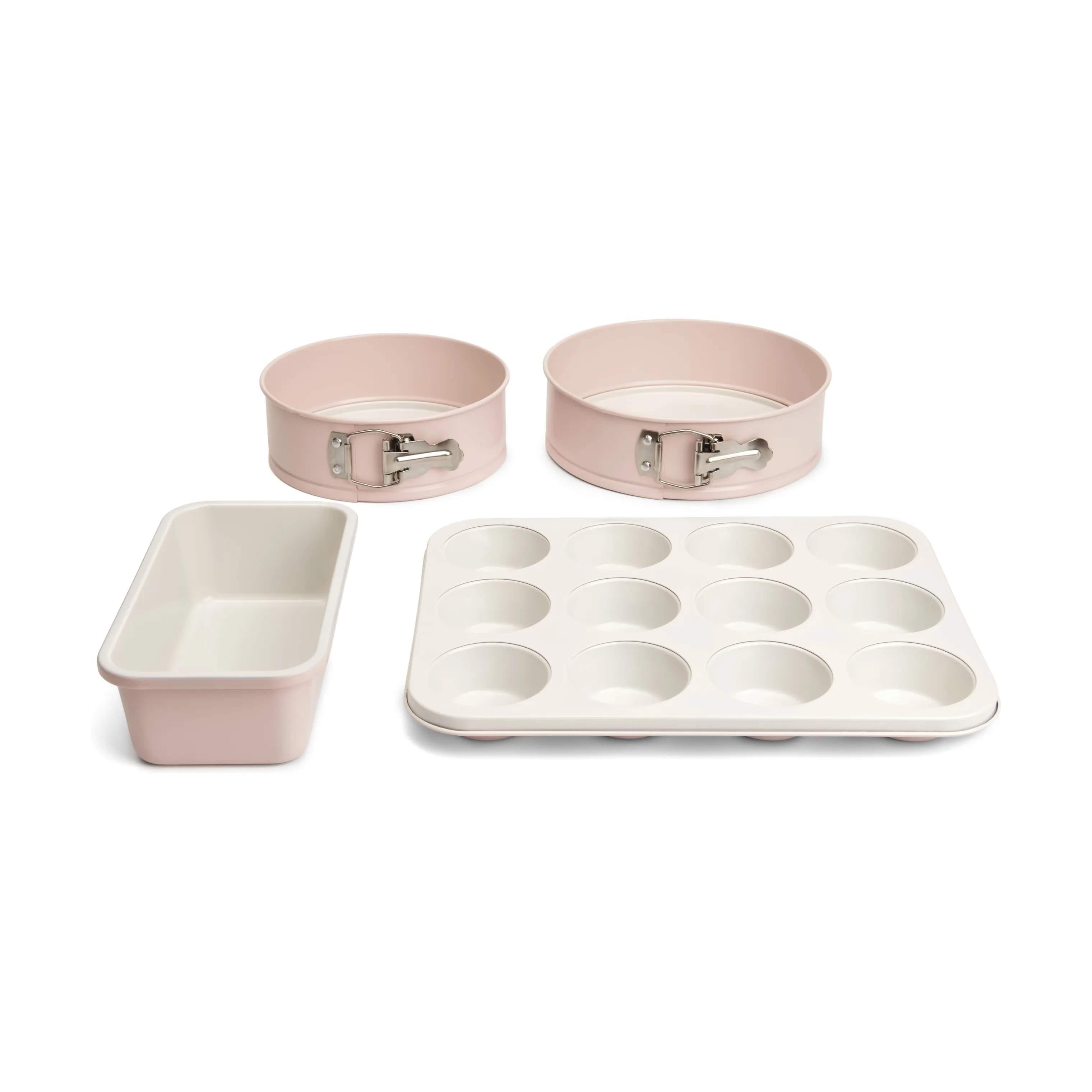 Cook & Baker Bageforme Bagesæt - 4 dele i rosa, 1