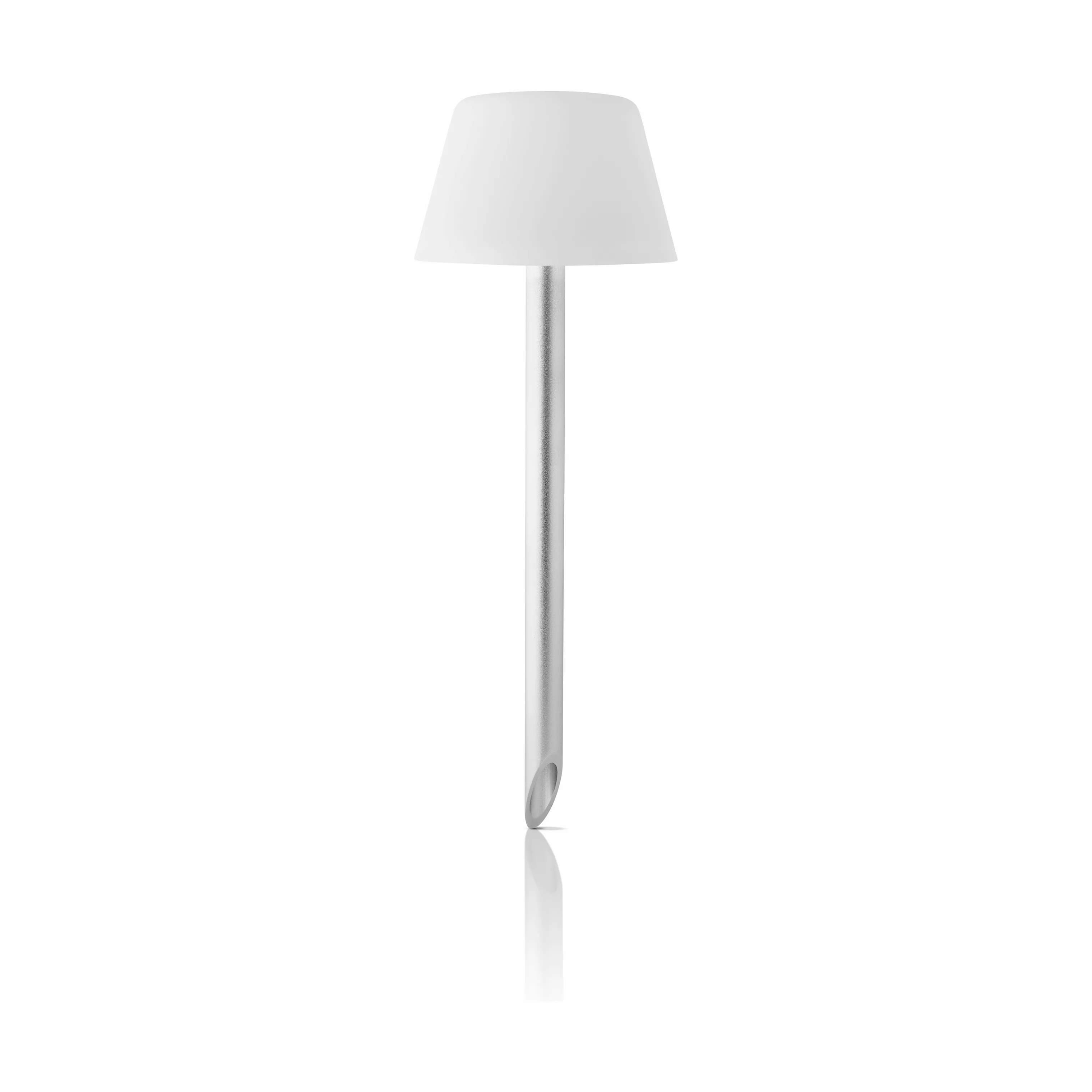 Eva Solo Bedlamper SunLight Havespyd i Hvid/stål, 37 cm, 4