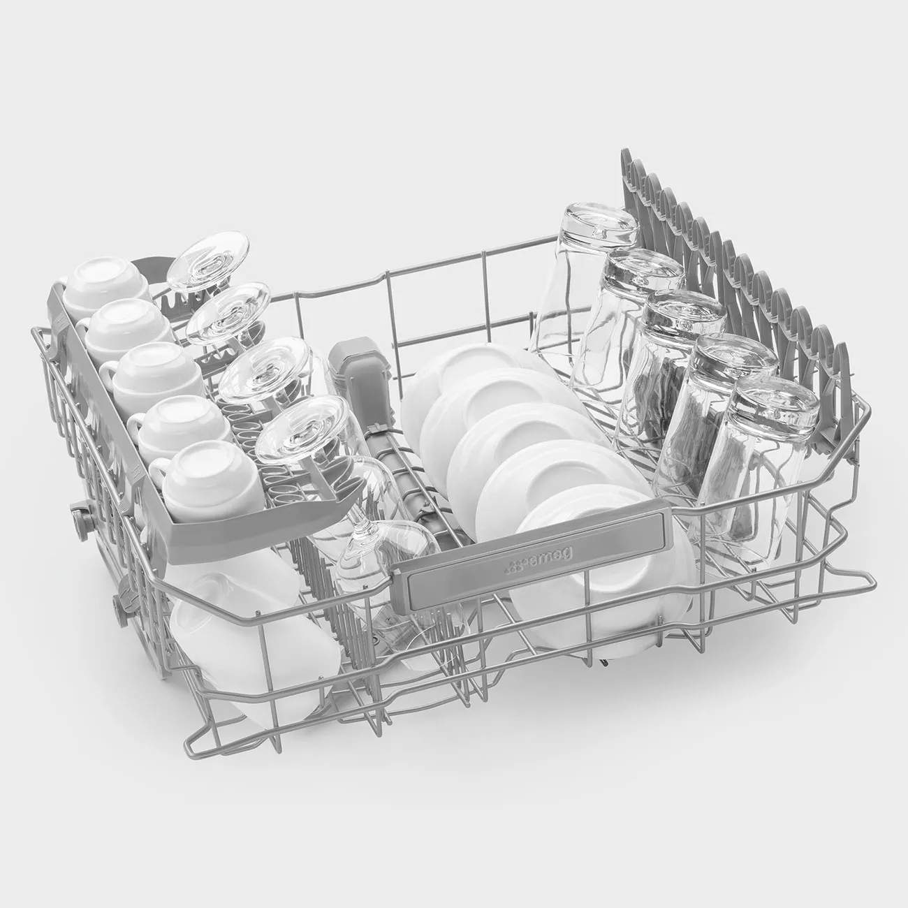Smeg Opvaskemaskiner Univasal Universal Opvaskemaskine i Sølvfarvet, 2