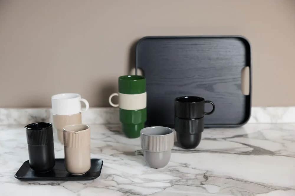 Sagaform Bakker Hanna Serveringsbakke i Sort, 3