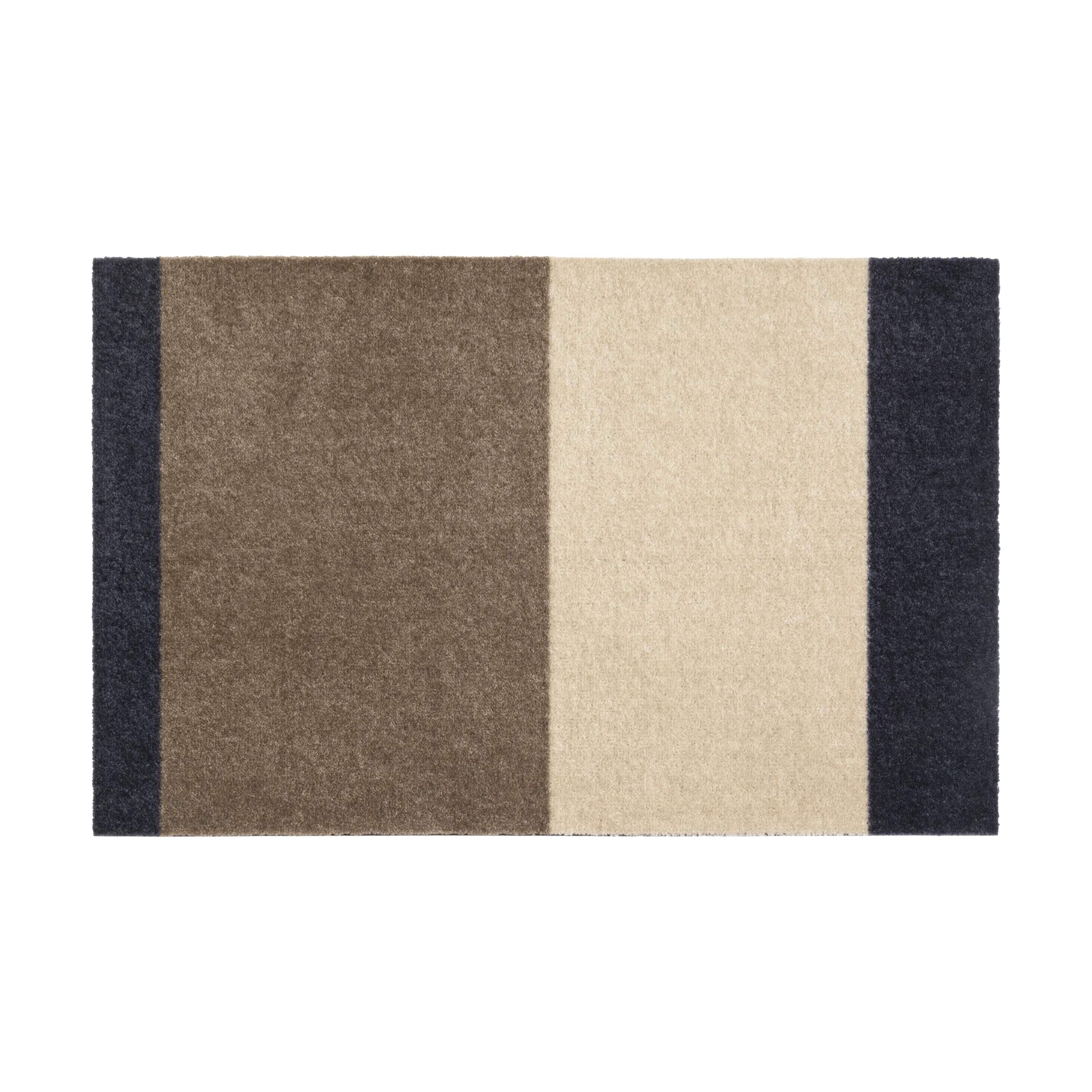 Tica Copenhagen Dørmåtter Stripes Dørmåtte i Beige, B90 x L60 cm, 1