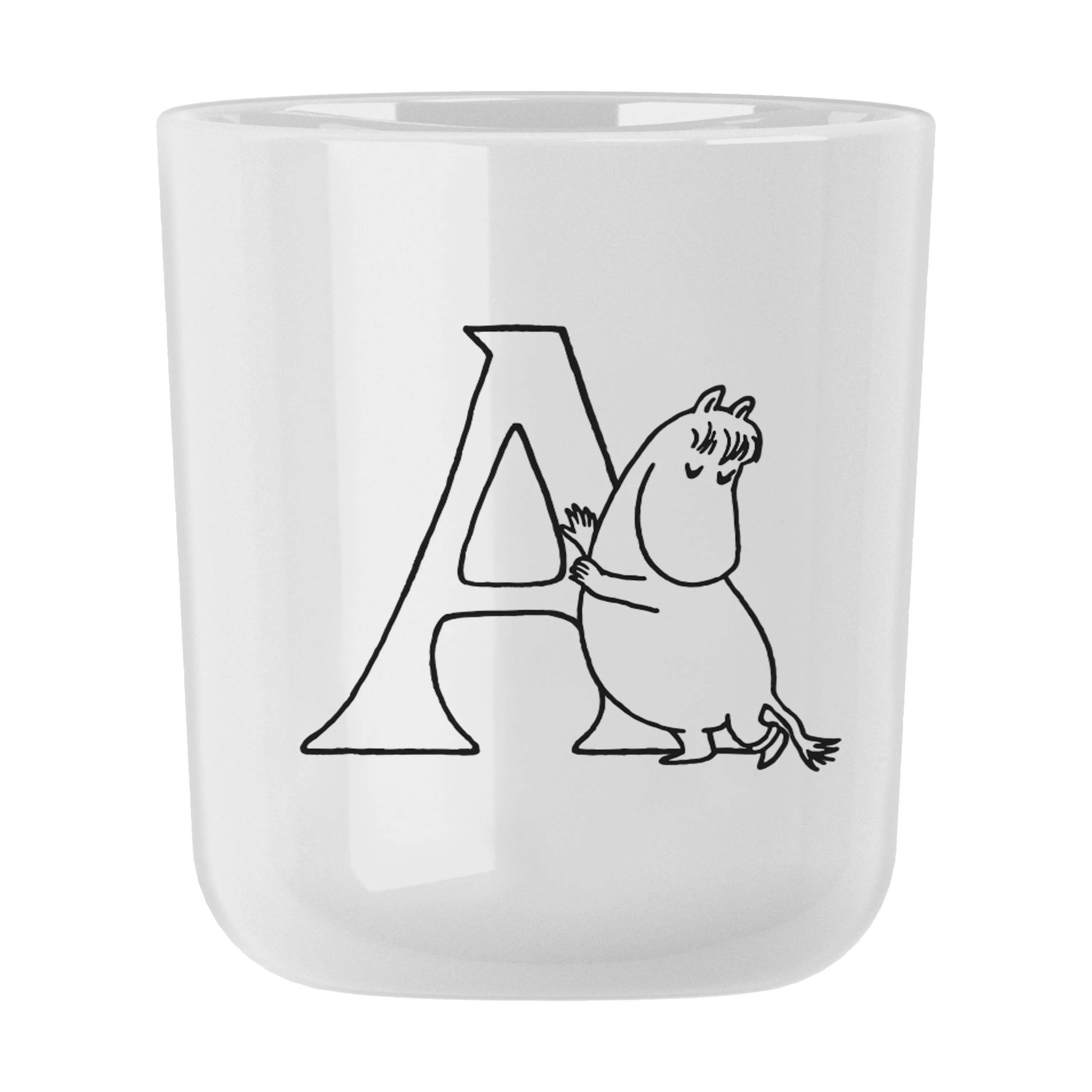 Rig-Tig børnekopper Moomin Alfabet Kop - 0,2 L