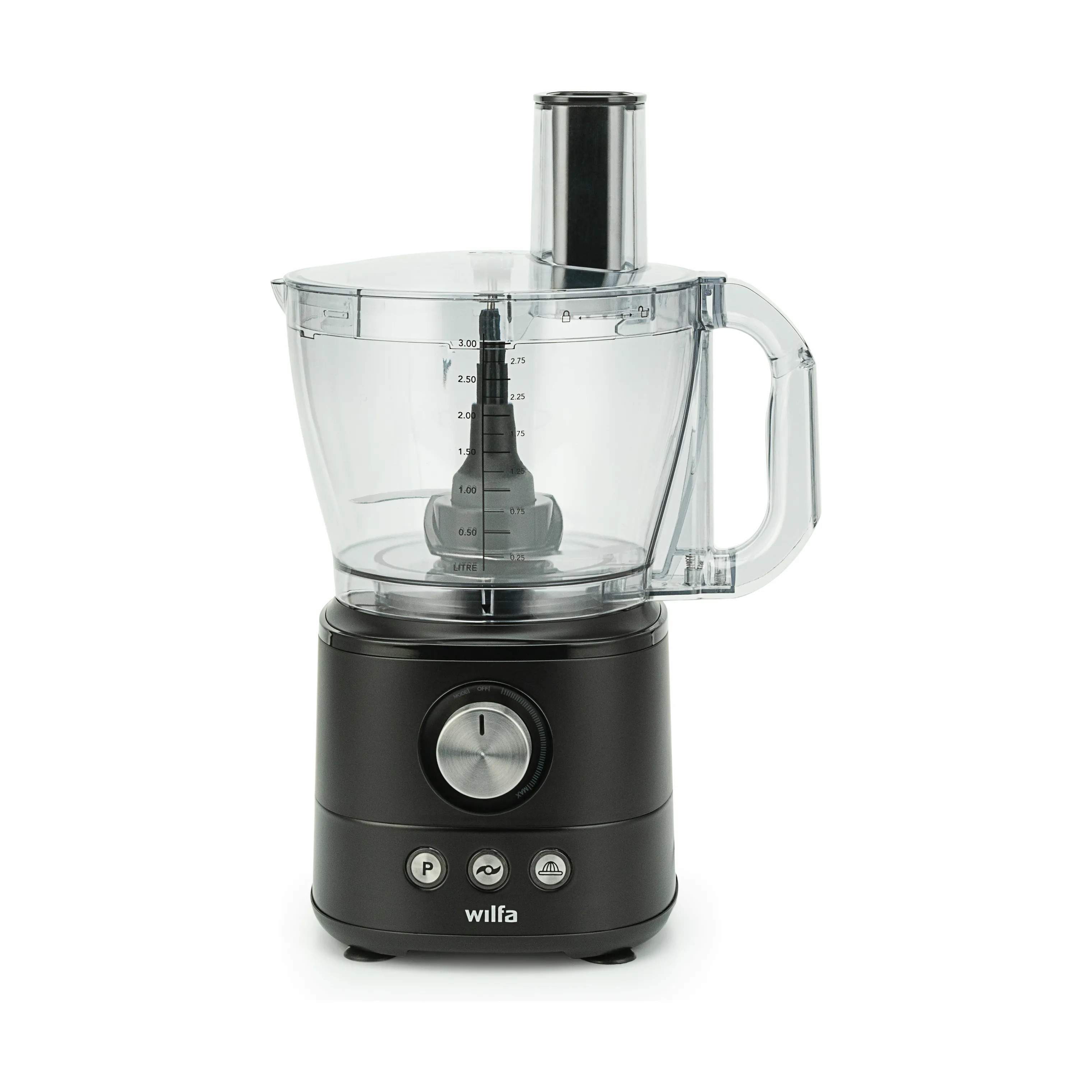 Foodprocessor Essential FP1B-1000, mat sort, large