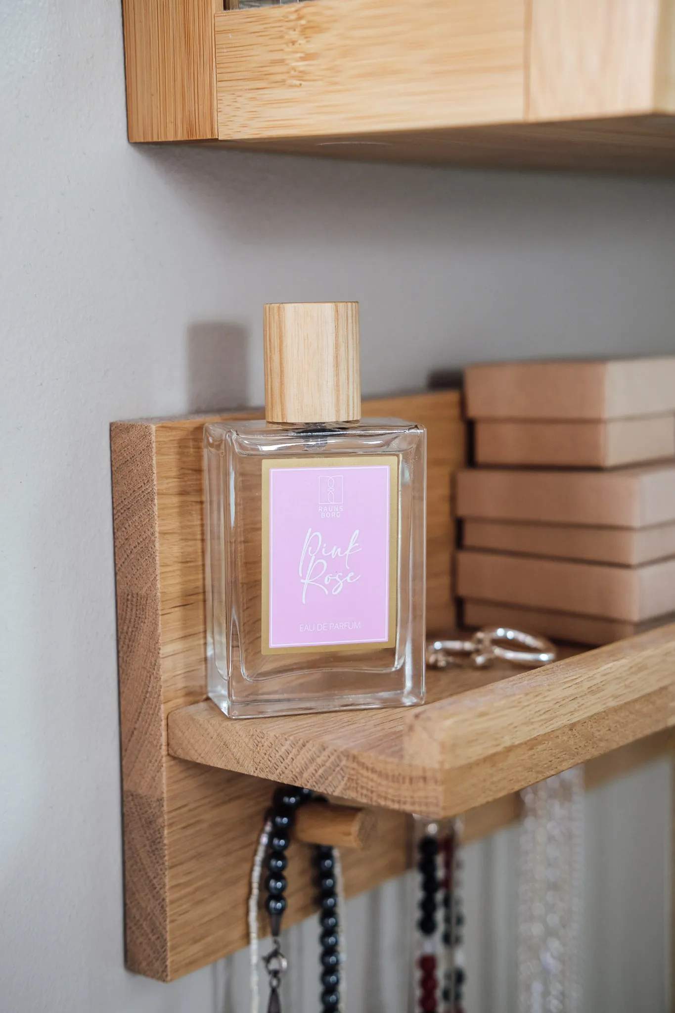 Raunsborg Gaveæsker Parfume - Pink Rose EDP i Hvid, 5