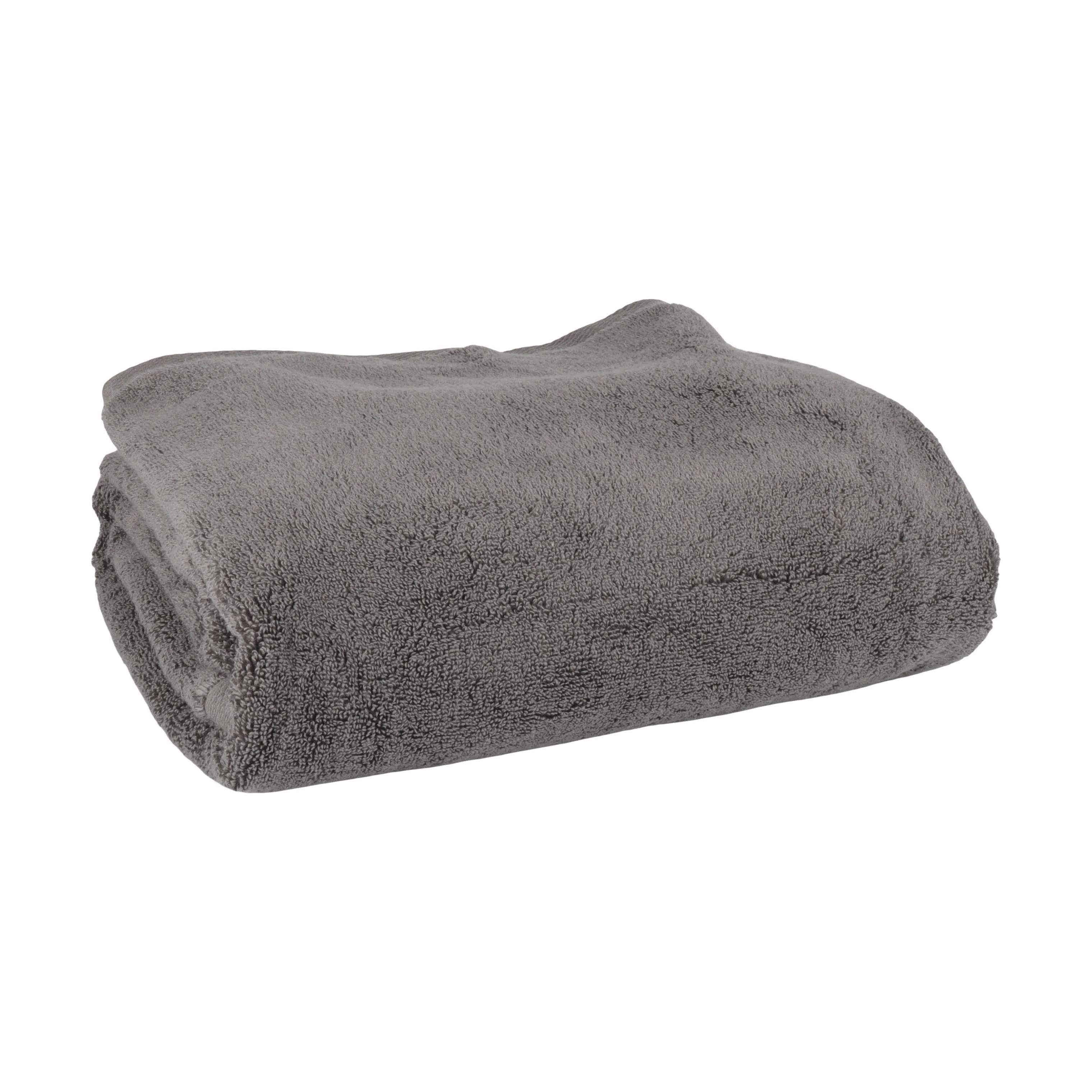 Håndklæde, grå, large