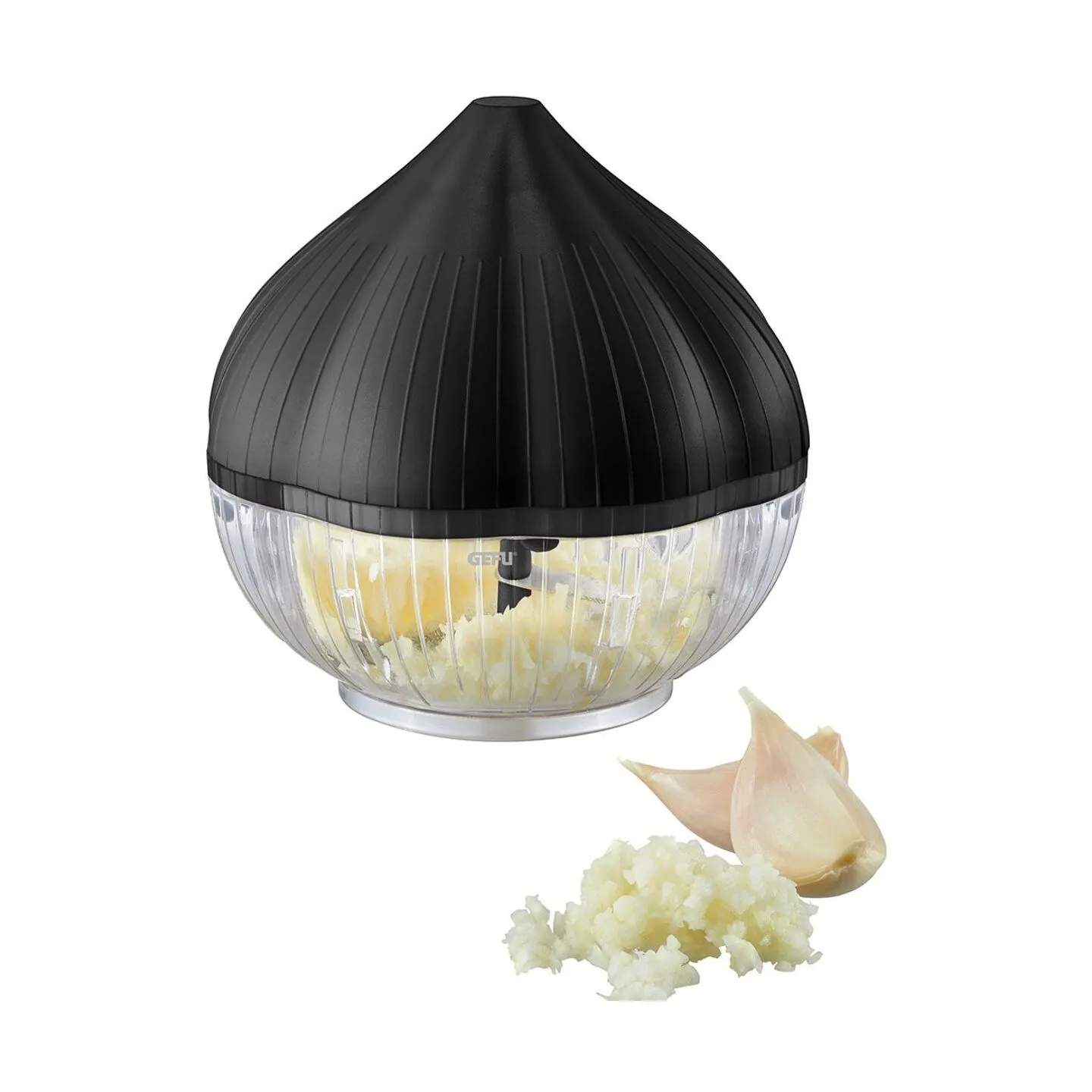 Gefu Hvidløgspressere Gefu Hakke/skærer Agioli Hvidløgsskærer i Sort/klar, 1